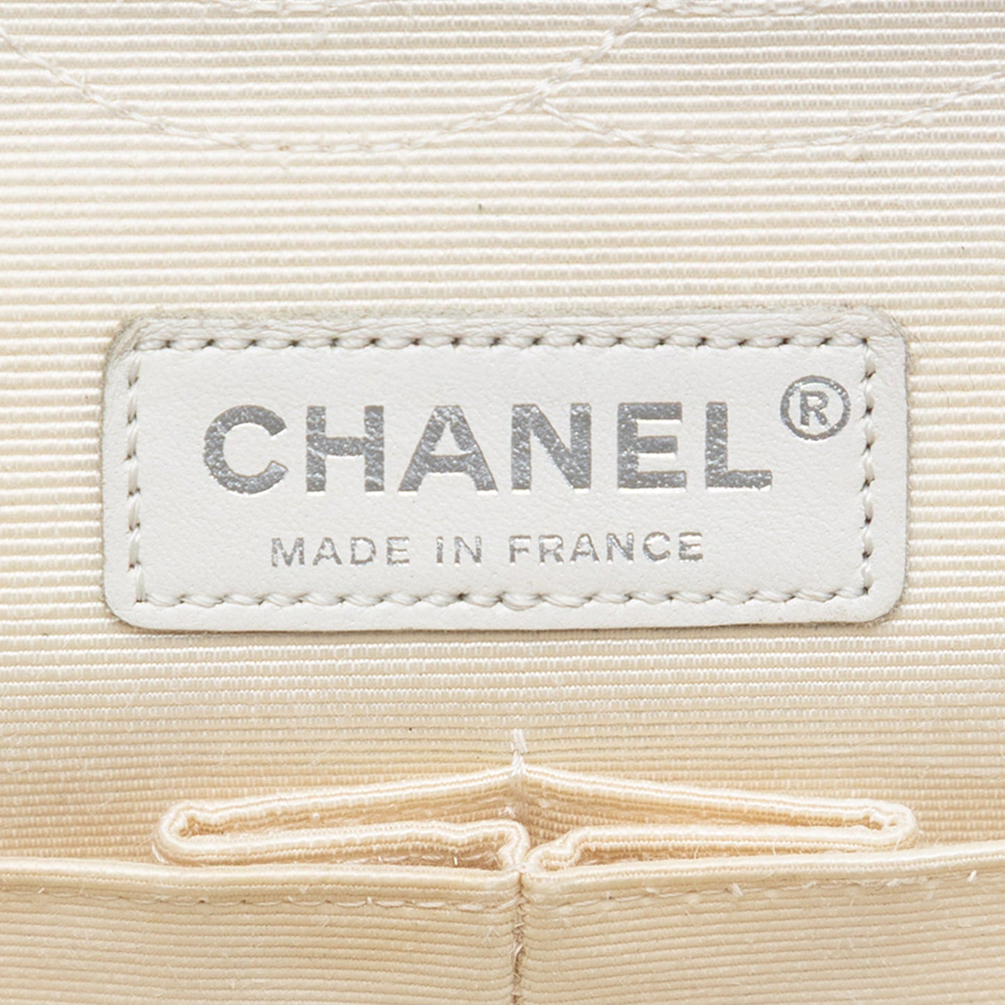 Chanel Medium Classic Printed Grosgrain Double Flap
