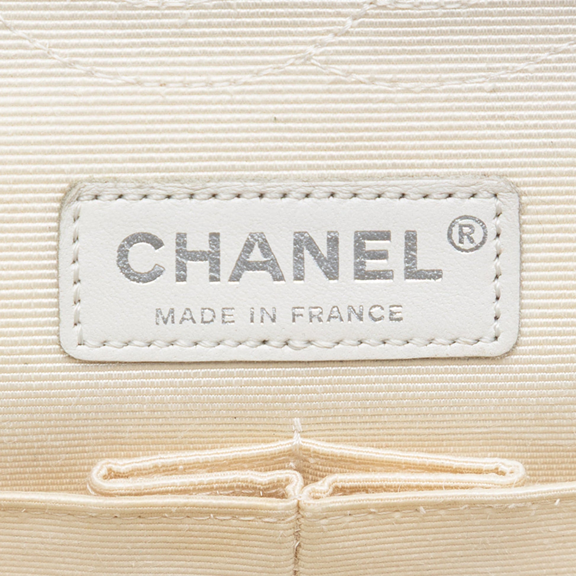 Chanel Medium Classic Printed Grosgrain Double Flap