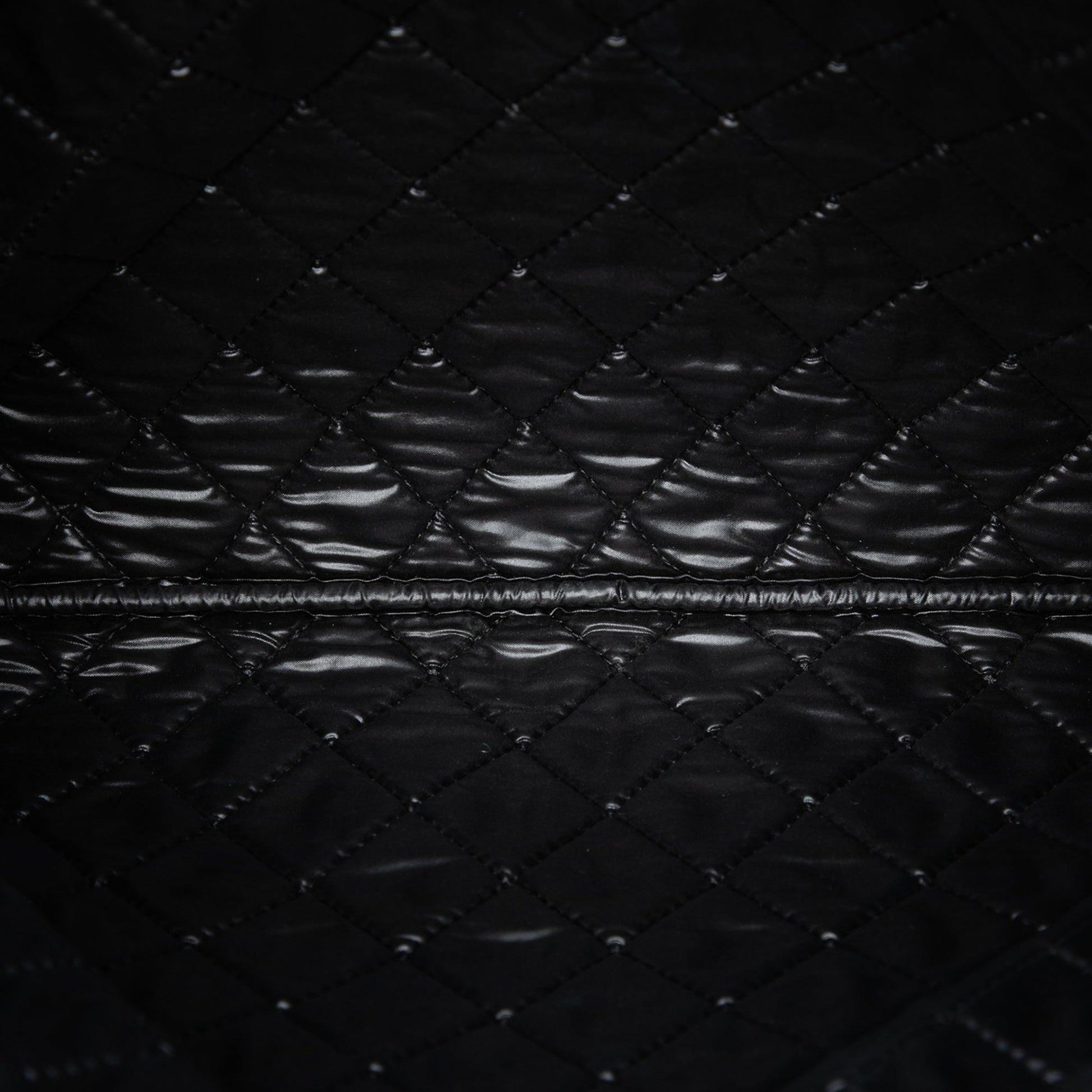 Chanel Large Quilted Lambskin Camellia O Case Clutch