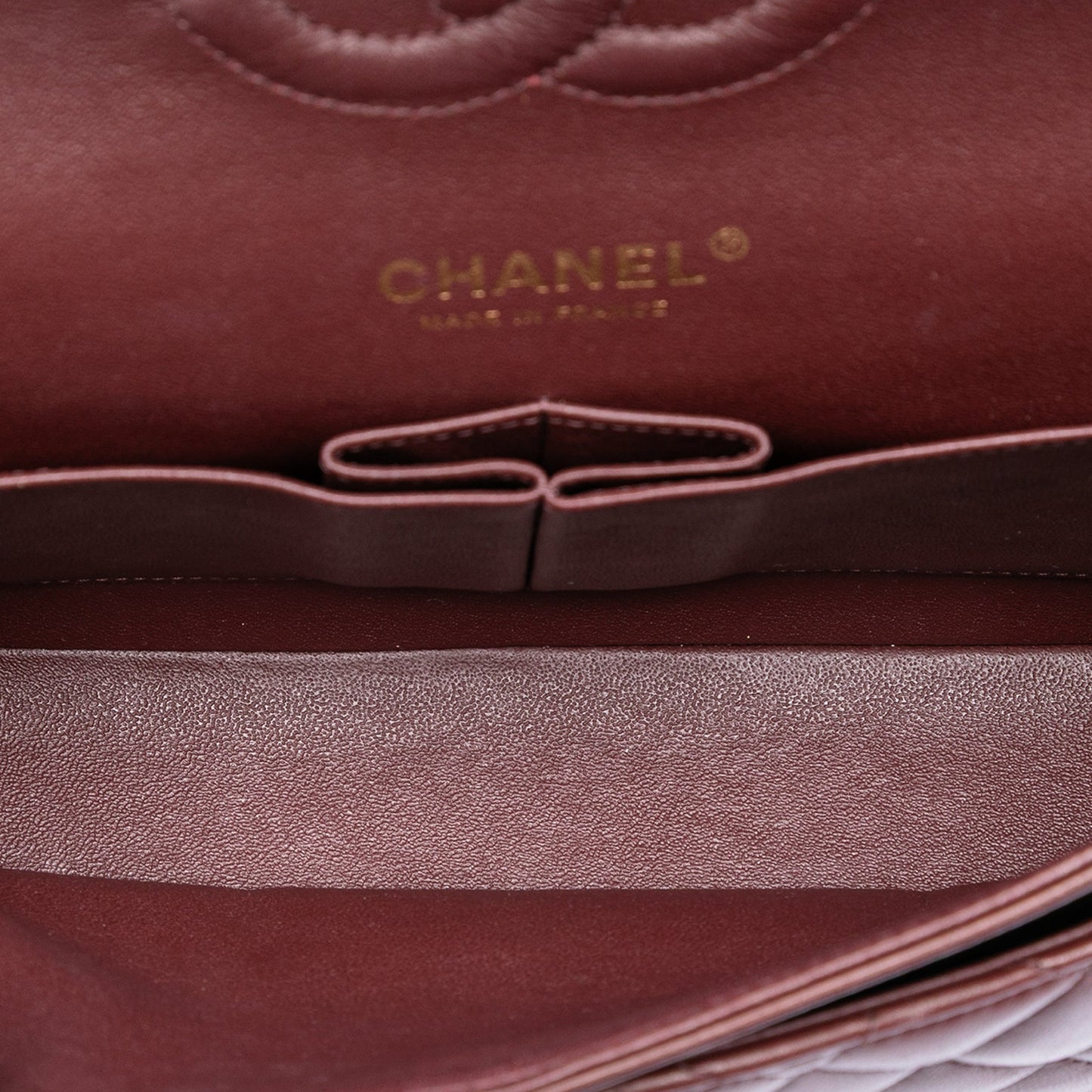 Medium Classic Tricolor Lambskin Double Flap