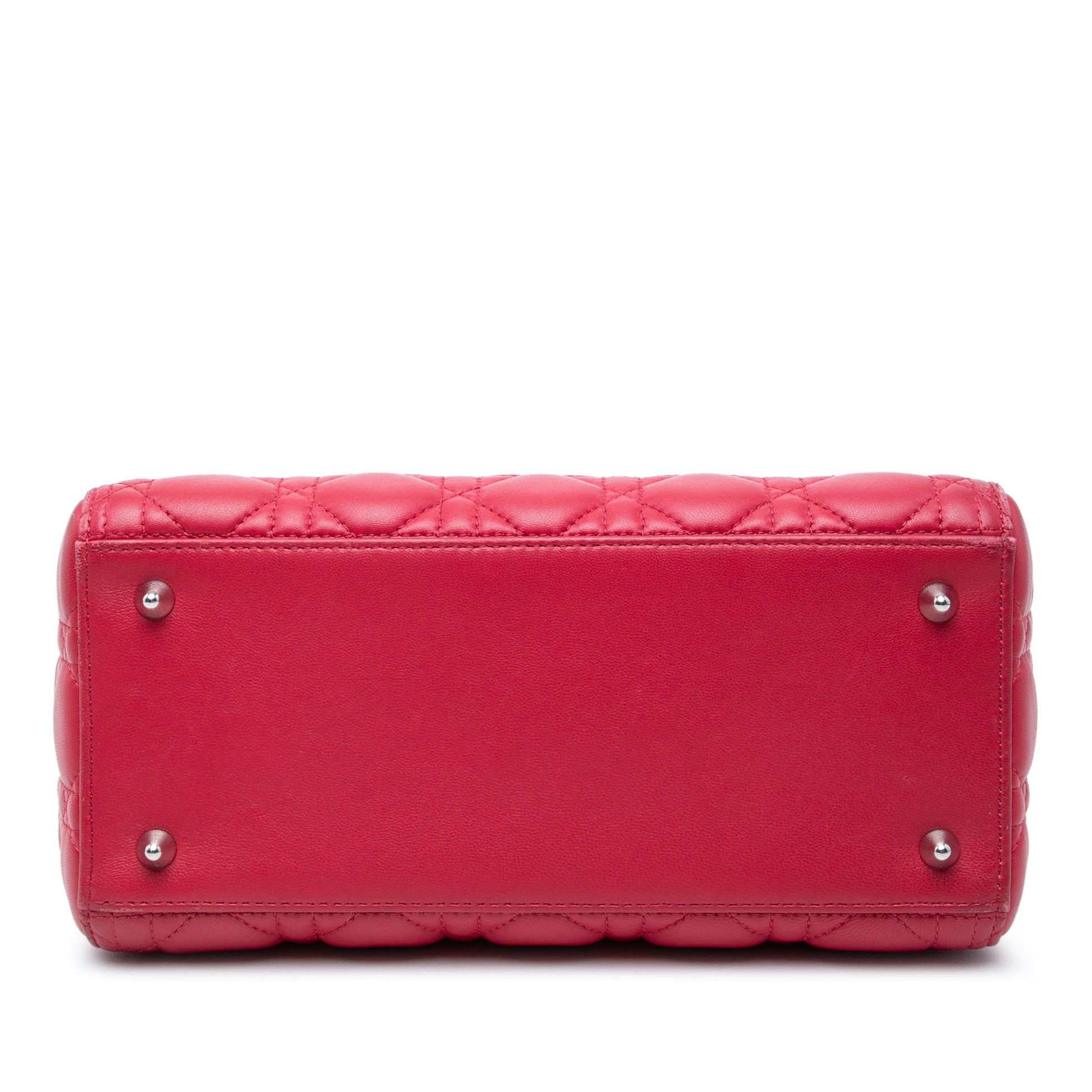 Dior Medium Lambskin Cannage Lady Dior