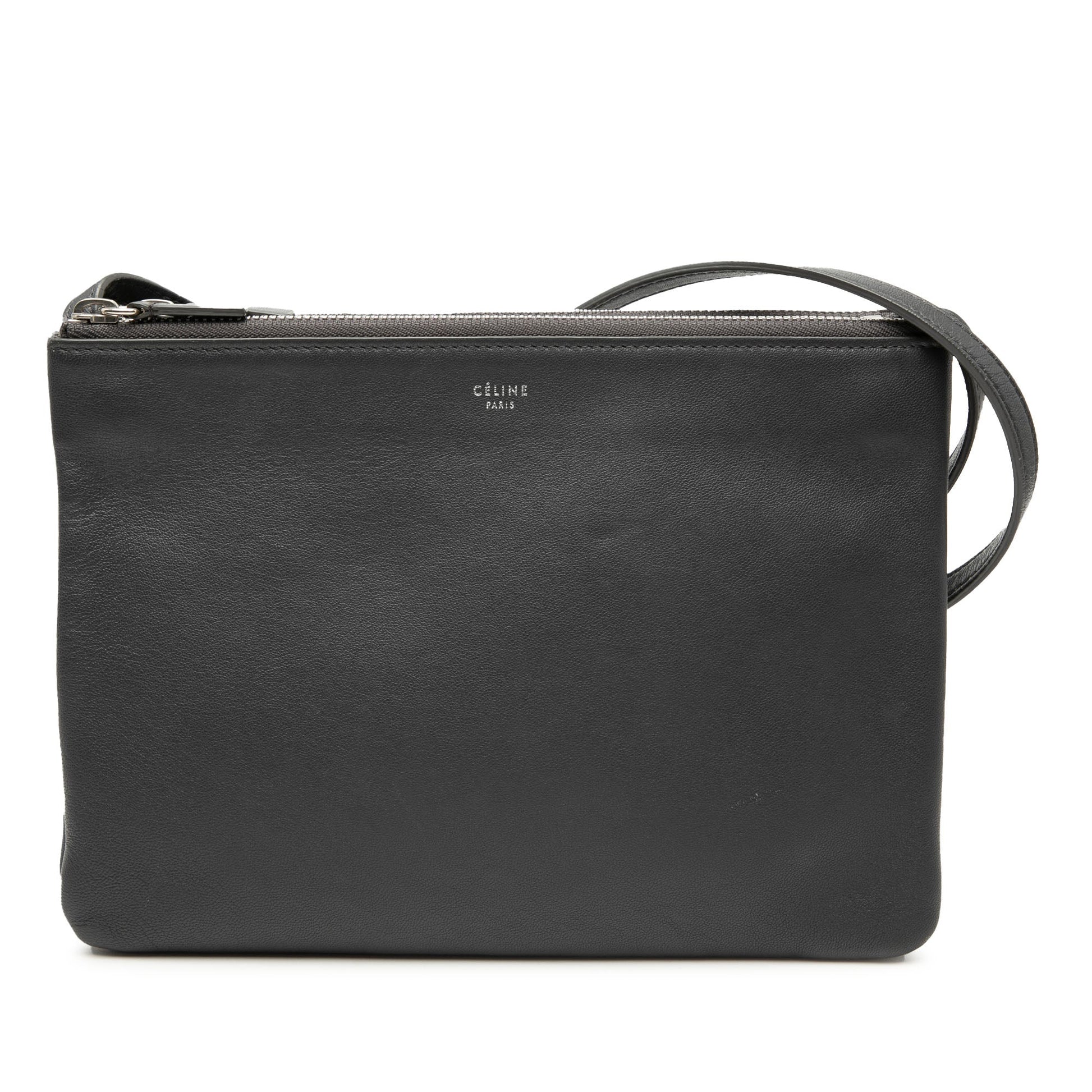 Celine Large Lambskin Trio Crossbody