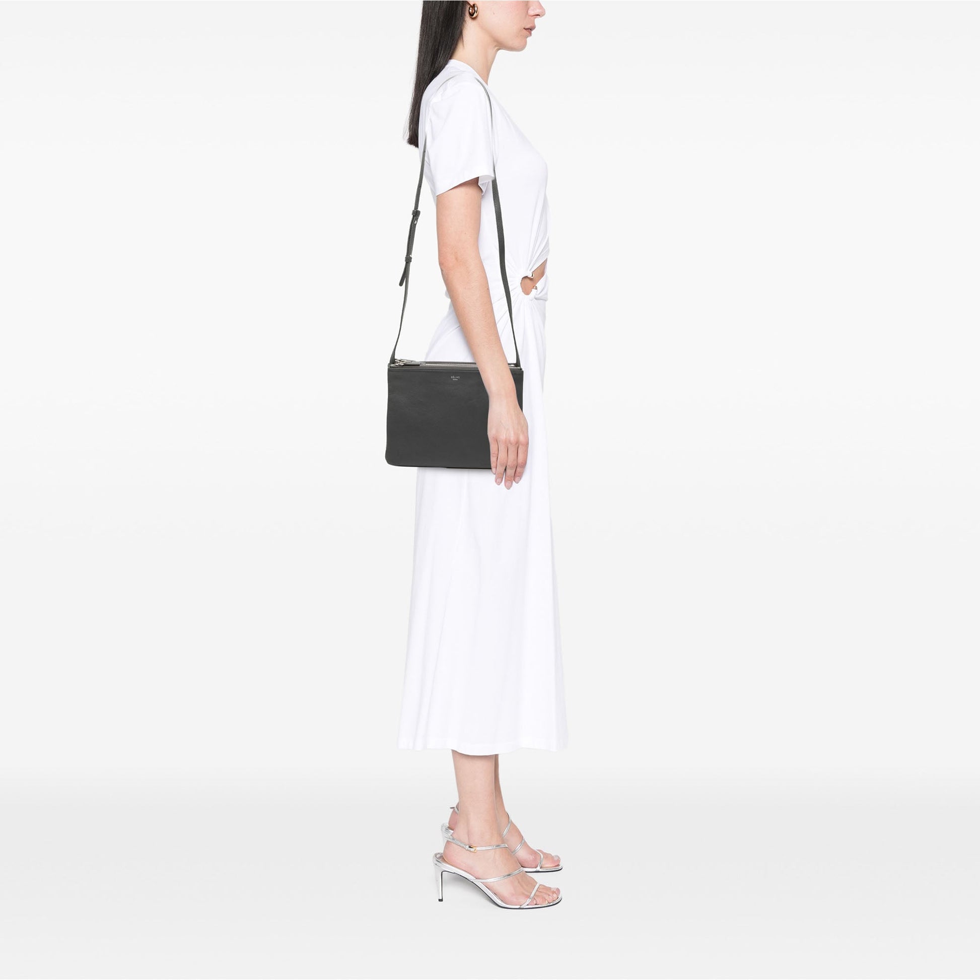 Celine Large Lambskin Trio Crossbody