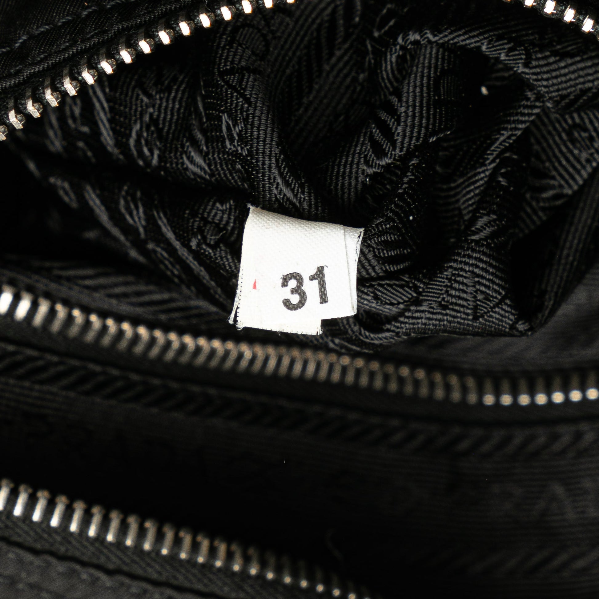 Prada Saffiano Trimmed Tessuto Shoulder Bag