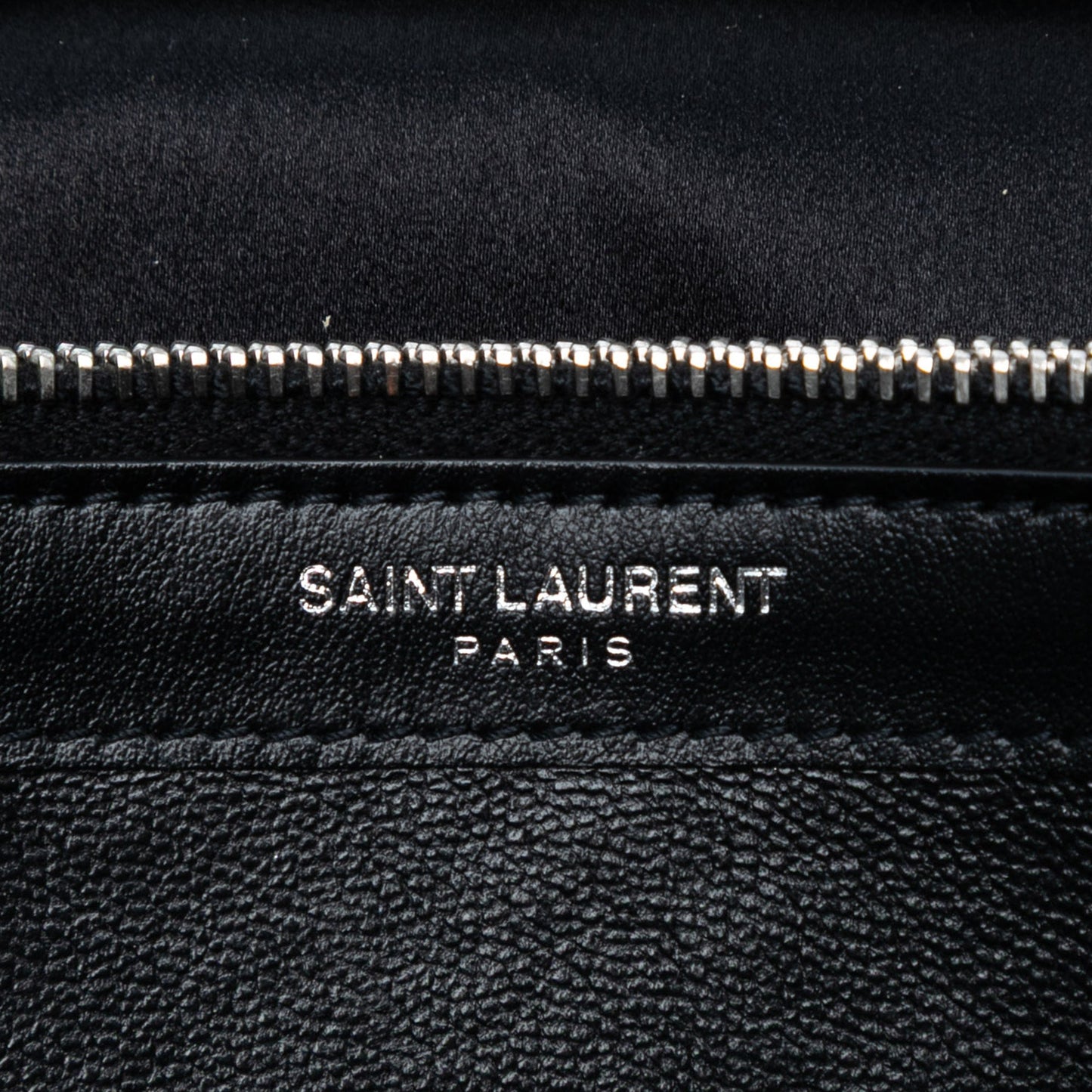 Saint Laurent Sequin Monogram Kate Wallet on Chain