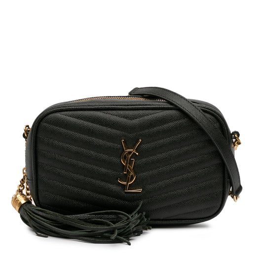 Saint Laurent Mini Grain de Poudre Monogram Lou Camera Bag