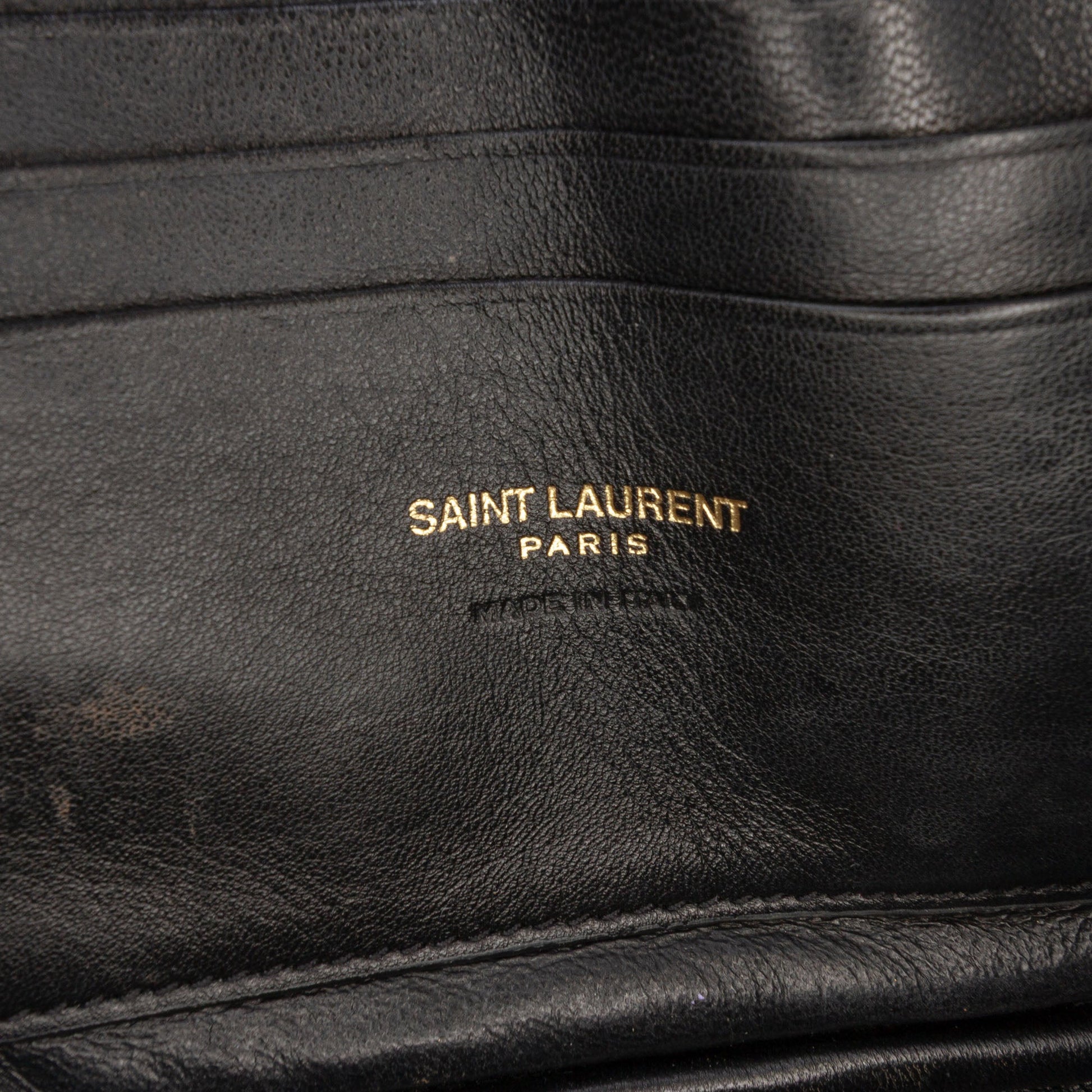 Saint Laurent Mini Grain de Poudre Monogram Lou Camera Bag