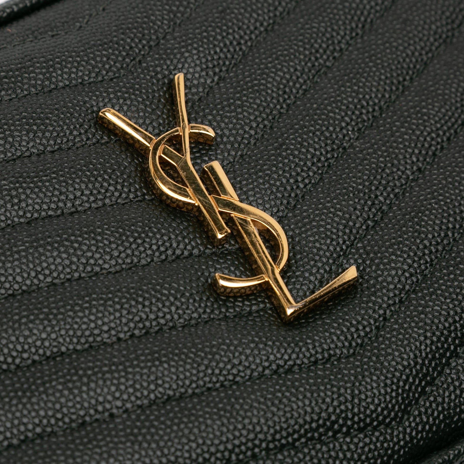 Saint Laurent Mini Grain de Poudre Monogram Lou Camera Bag