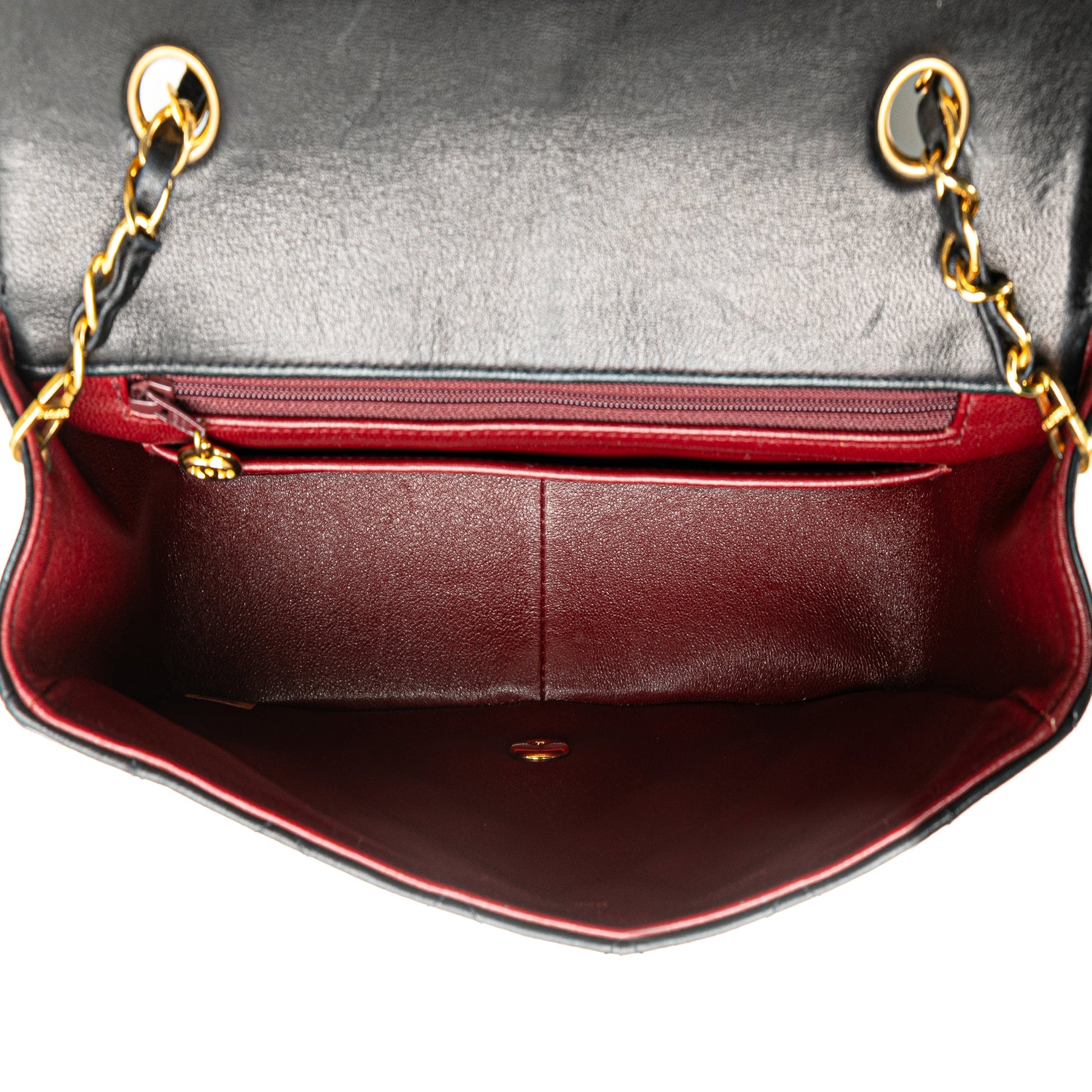 Medium Lambskin Diana Flap