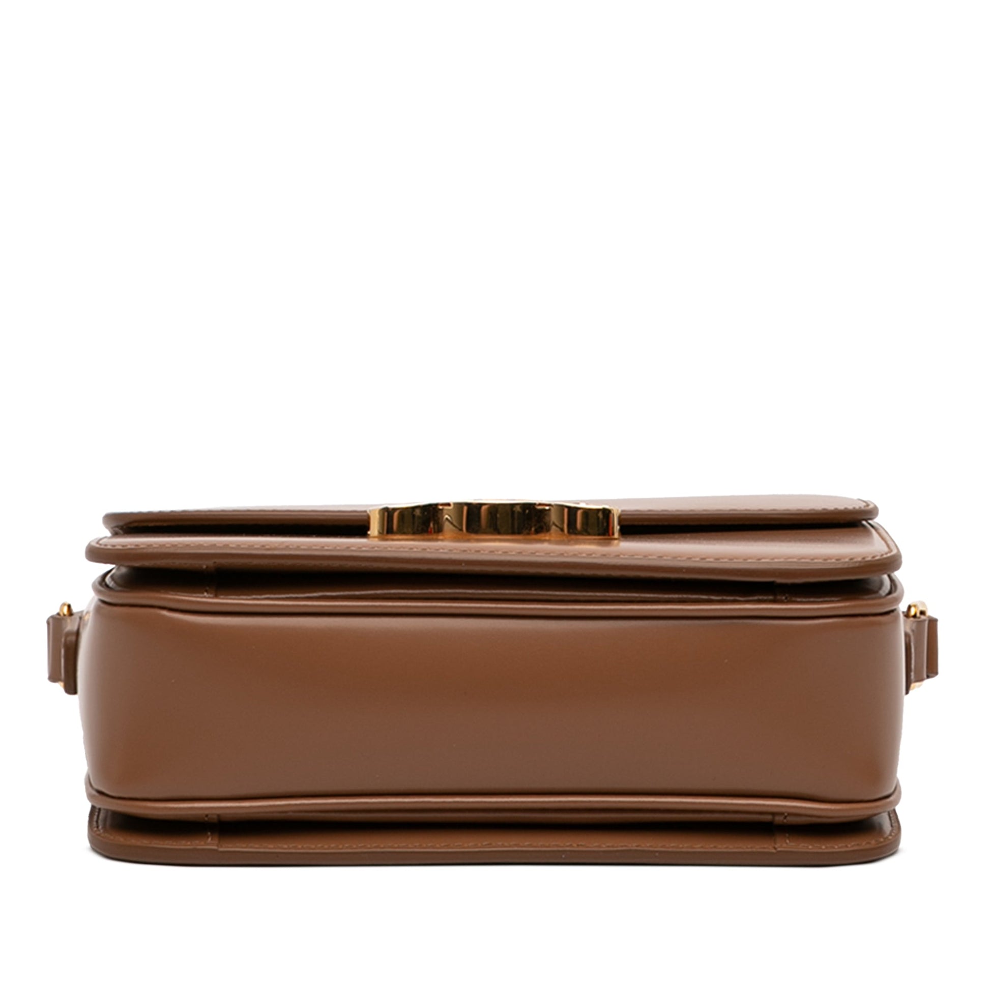 Celine Teen Shiny Calfskin Triomphe Crossbody
