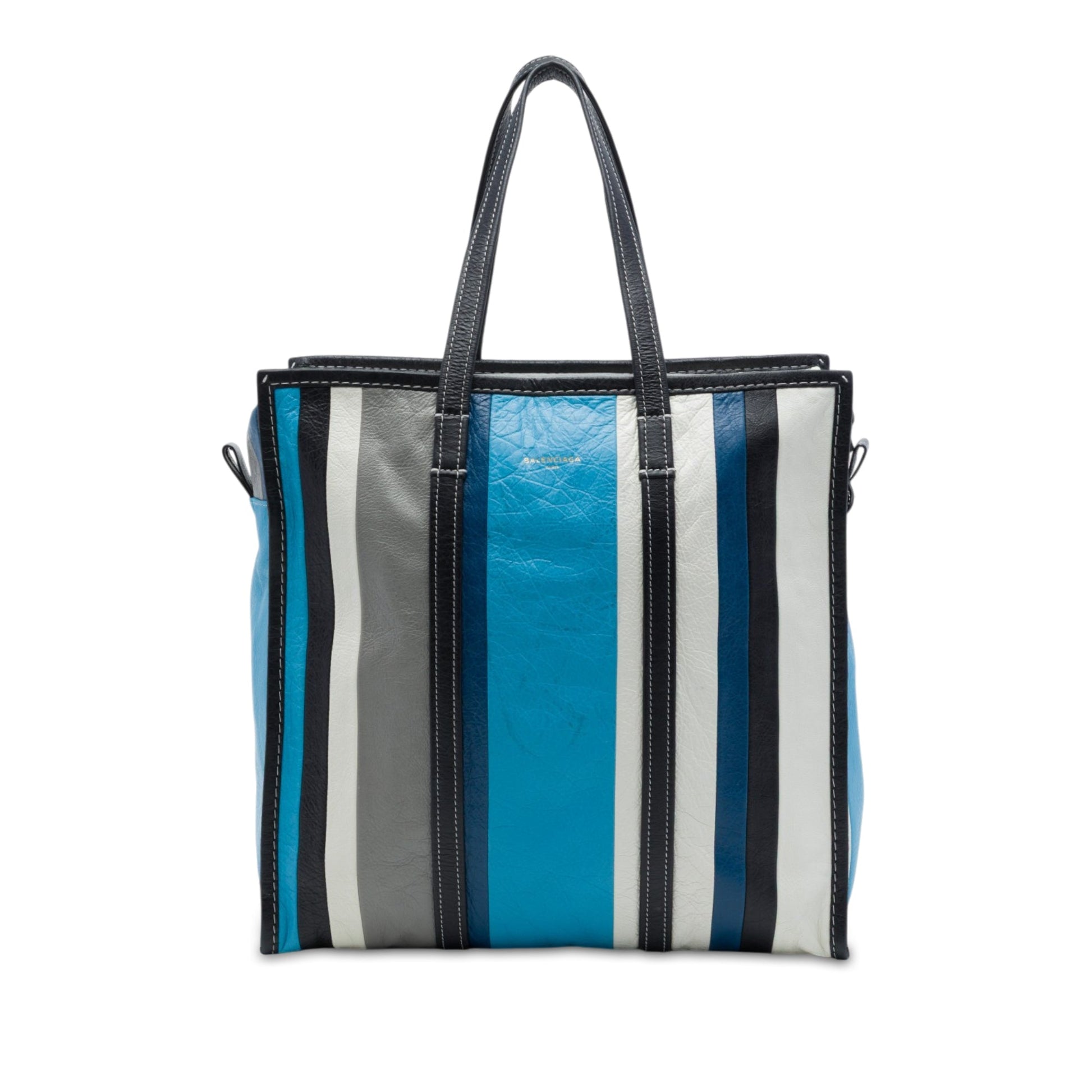 Balenciaga Lambskin Bazar Shopper Satchel M