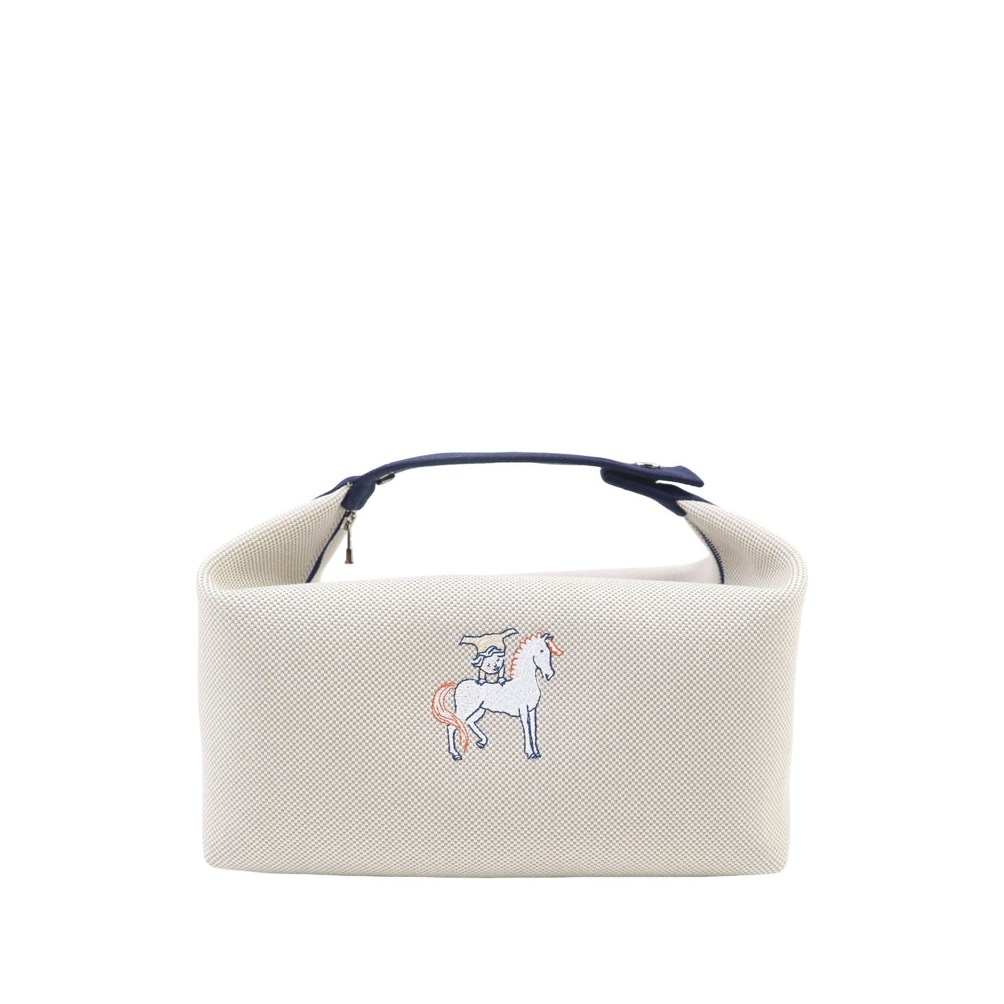Hermès Large Toile Bride A Brac Cabriole Case