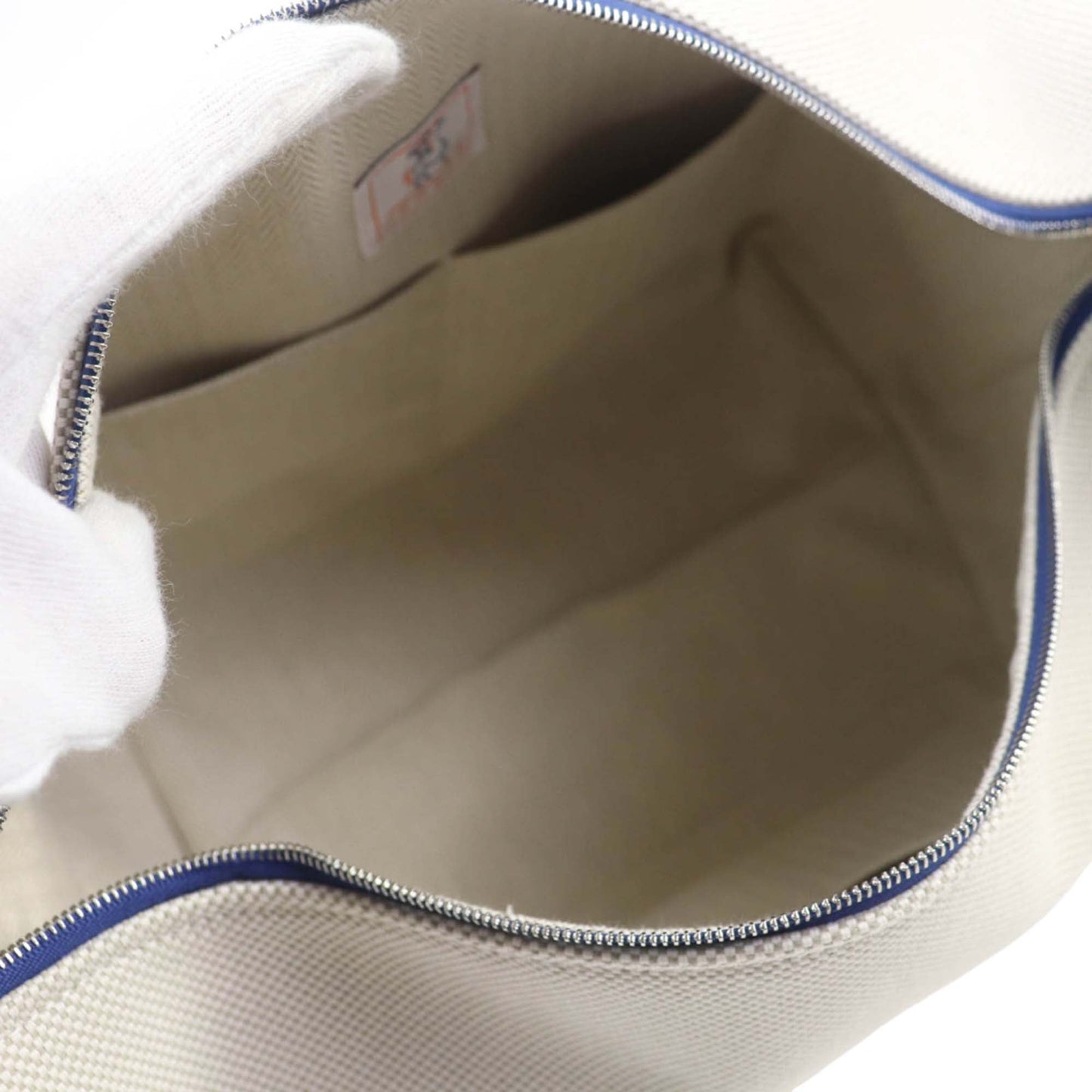 Hermès Large Toile Bride A Brac Cabriole Case