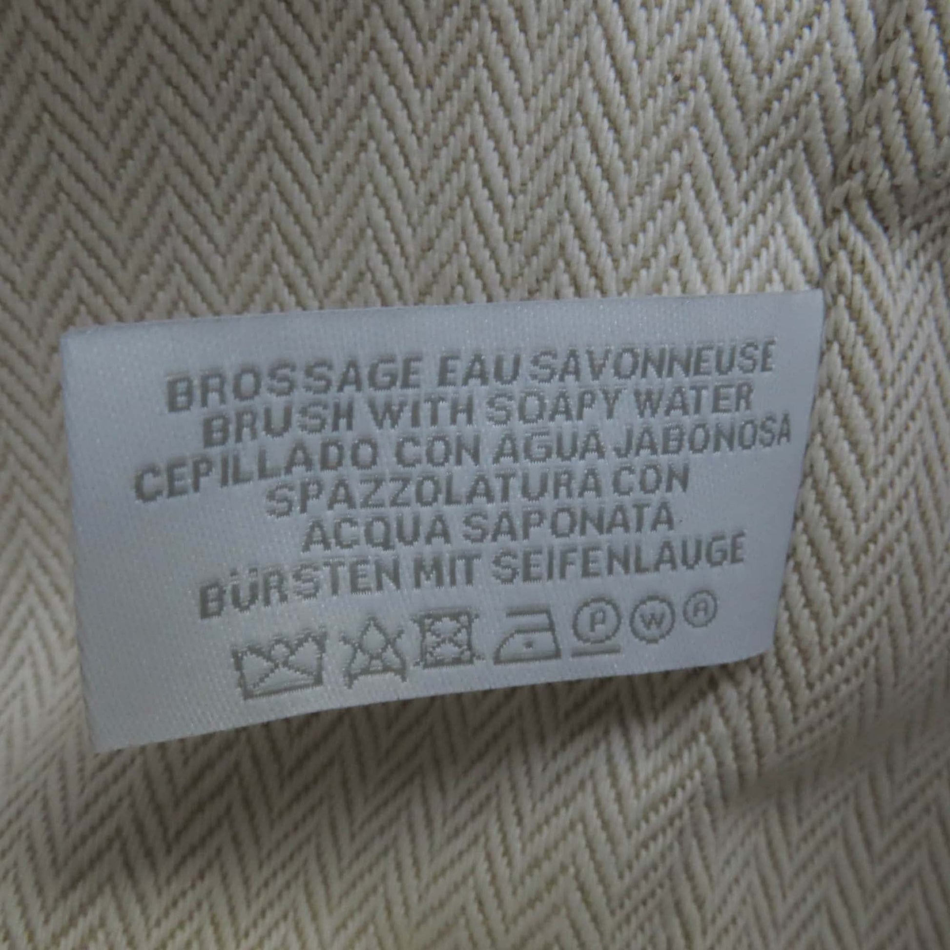Hermès Large Toile Bride A Brac Cabriole Case