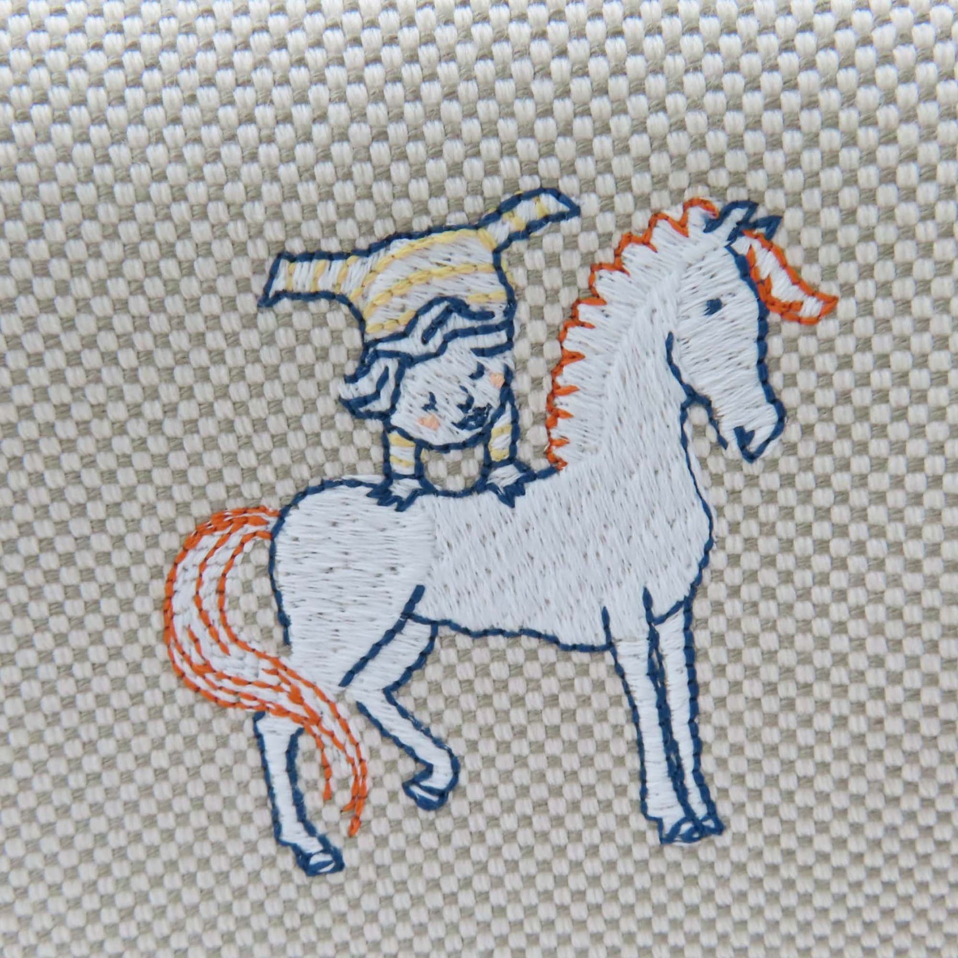 Hermès Large Toile Bride A Brac Cabriole Case
