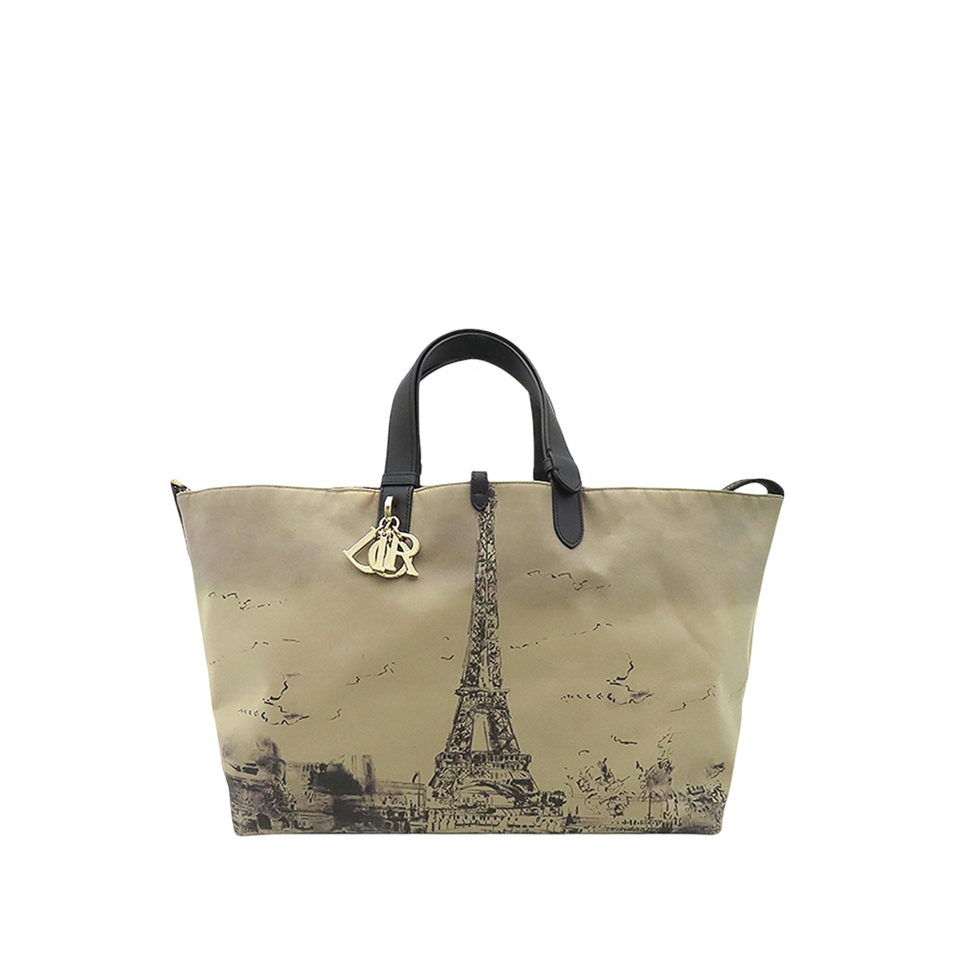Dior Large Canvas Eiffel Tower Toujours Tote