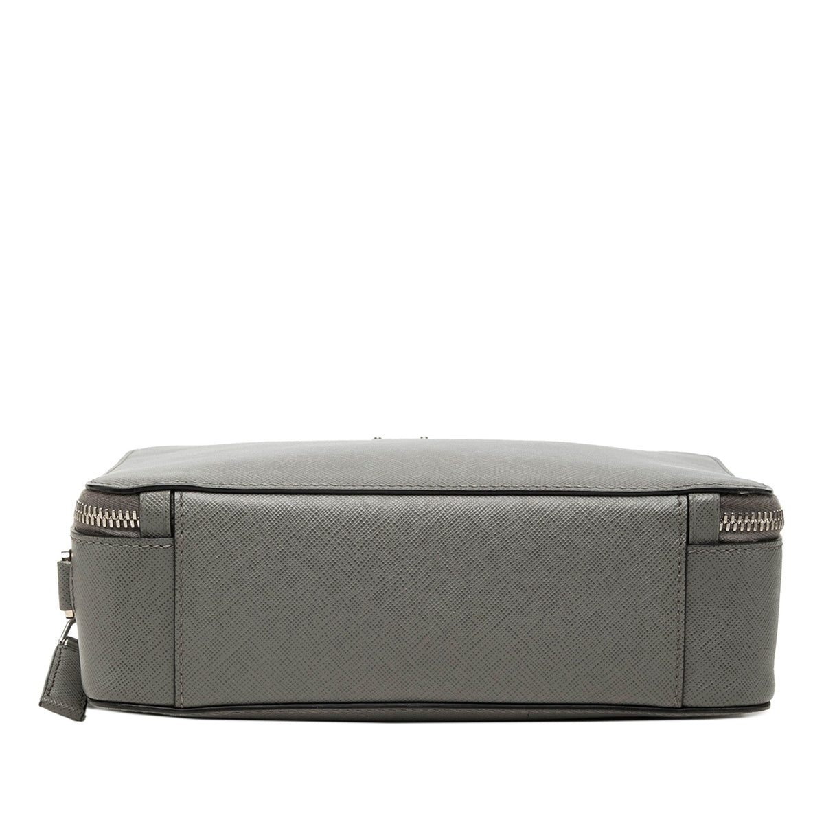 Prada Medium Saffiano Brique Bag — Gray