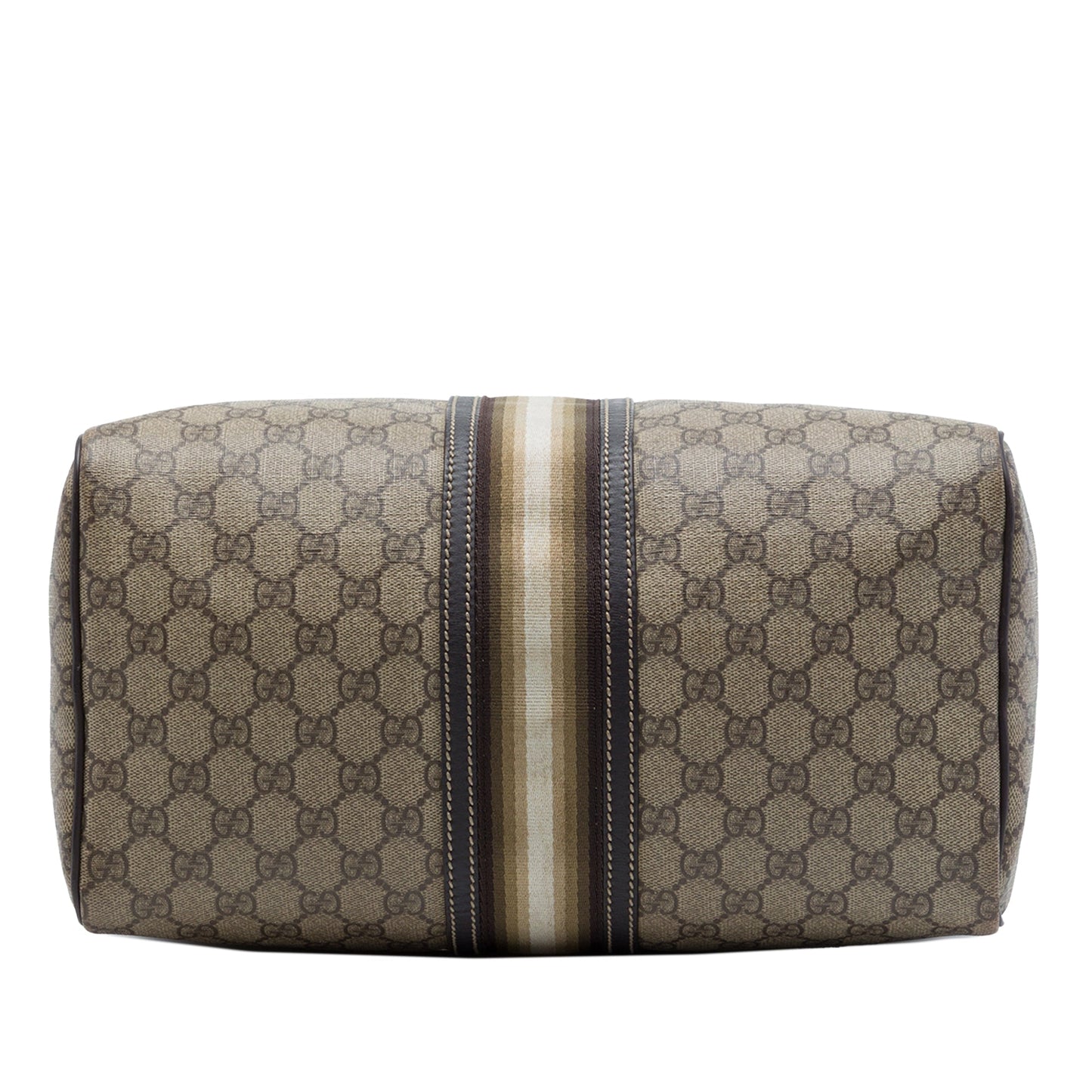 Gucci Medium GG Supreme Joy Web Boston Bag