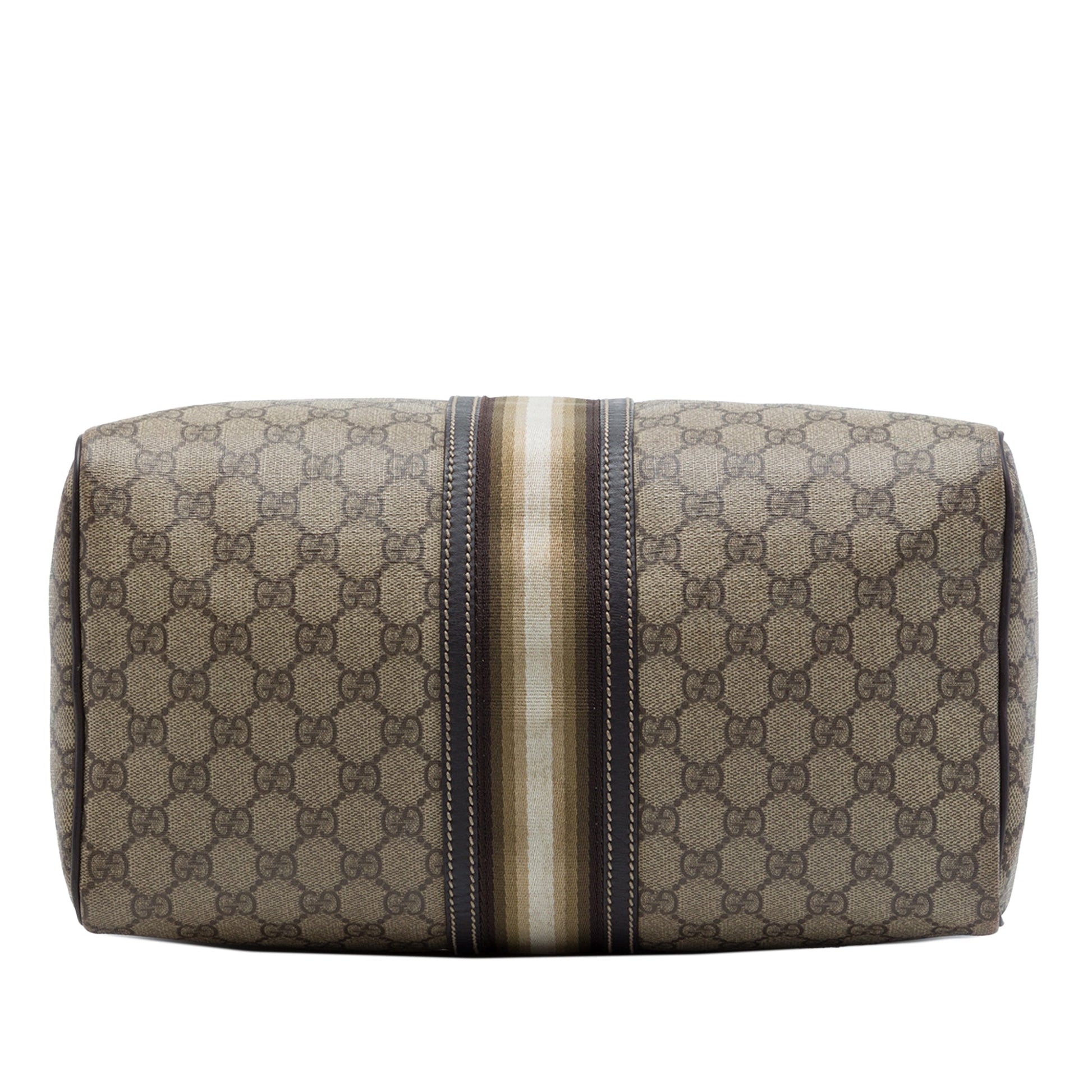 Gucci Medium GG Supreme Joy Web Boston Bag