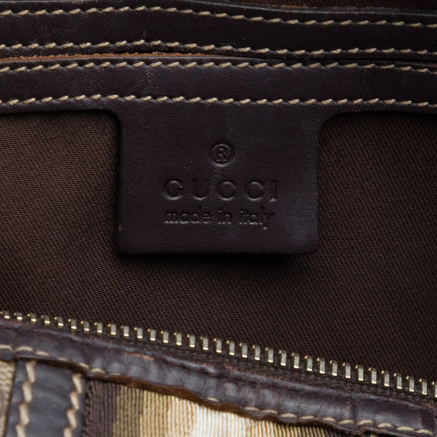 Gucci Medium GG Supreme Joy Web Boston Bag