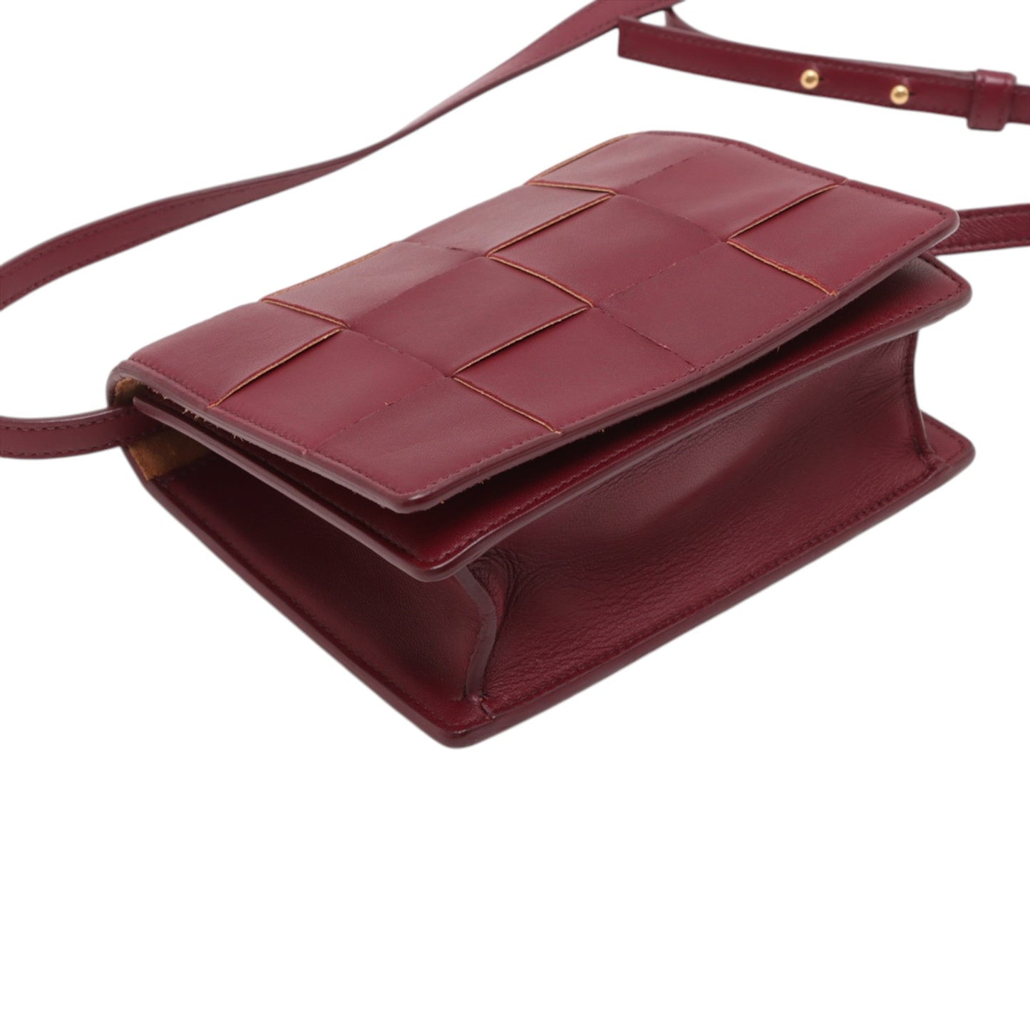 Bottega Veneta Mini Nappa Maxi Intrecciato Cassette Crossbody