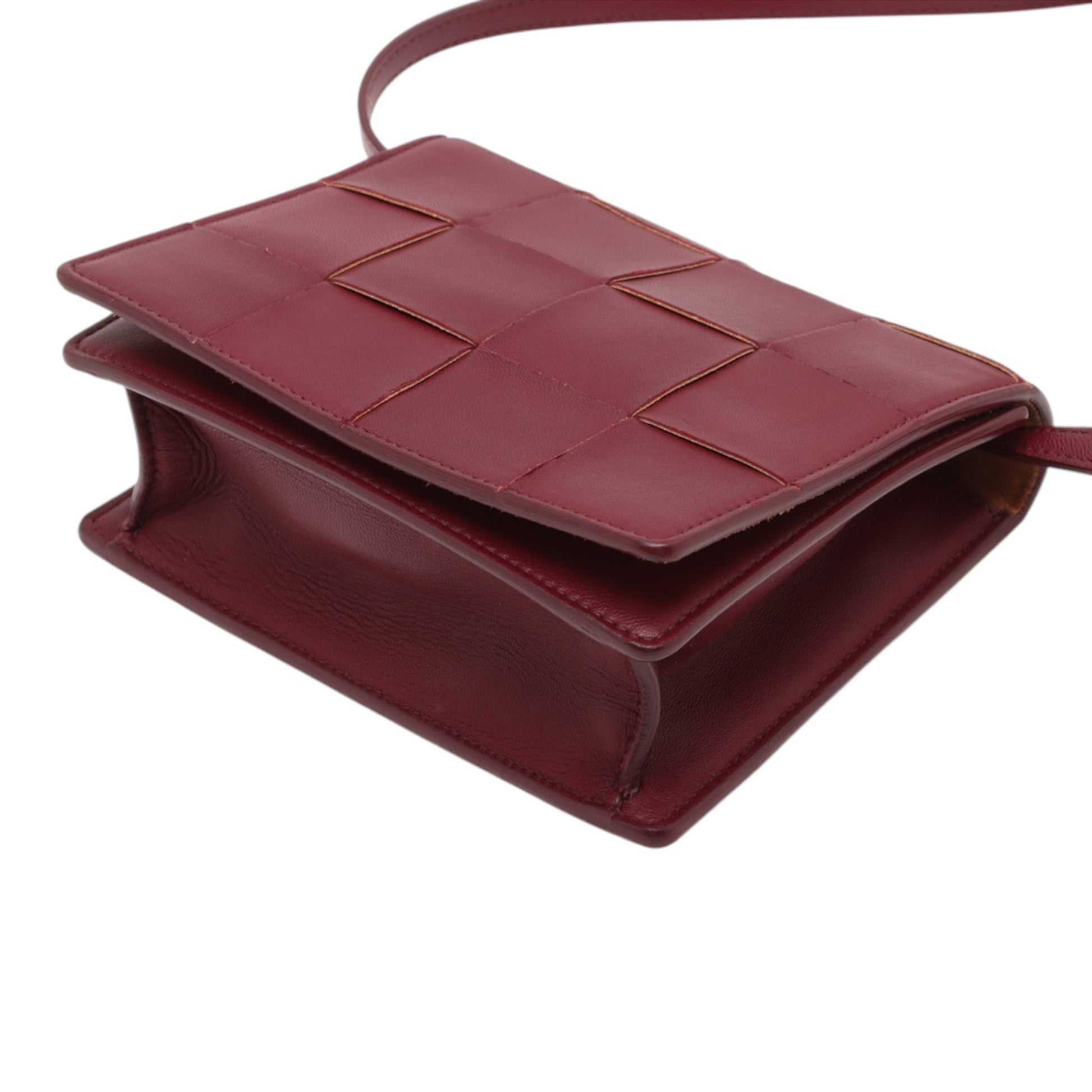 Bottega Veneta Mini Nappa Maxi Intrecciato Cassette Crossbody
