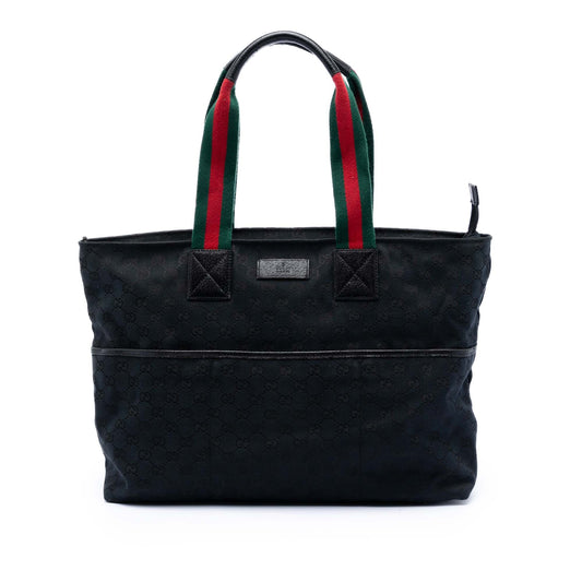 Gucci GG Canvas Web Tote
