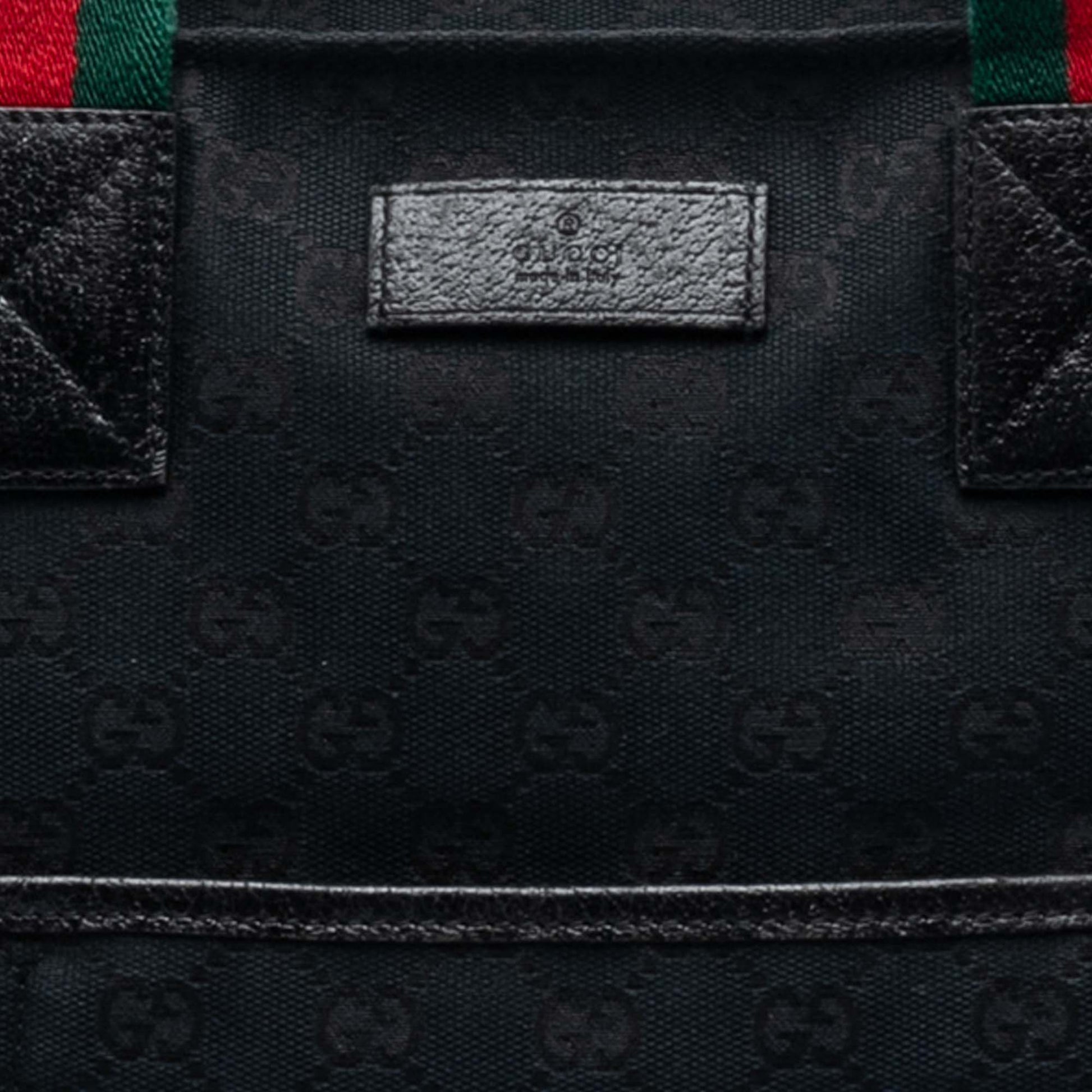Gucci GG Canvas Web Tote