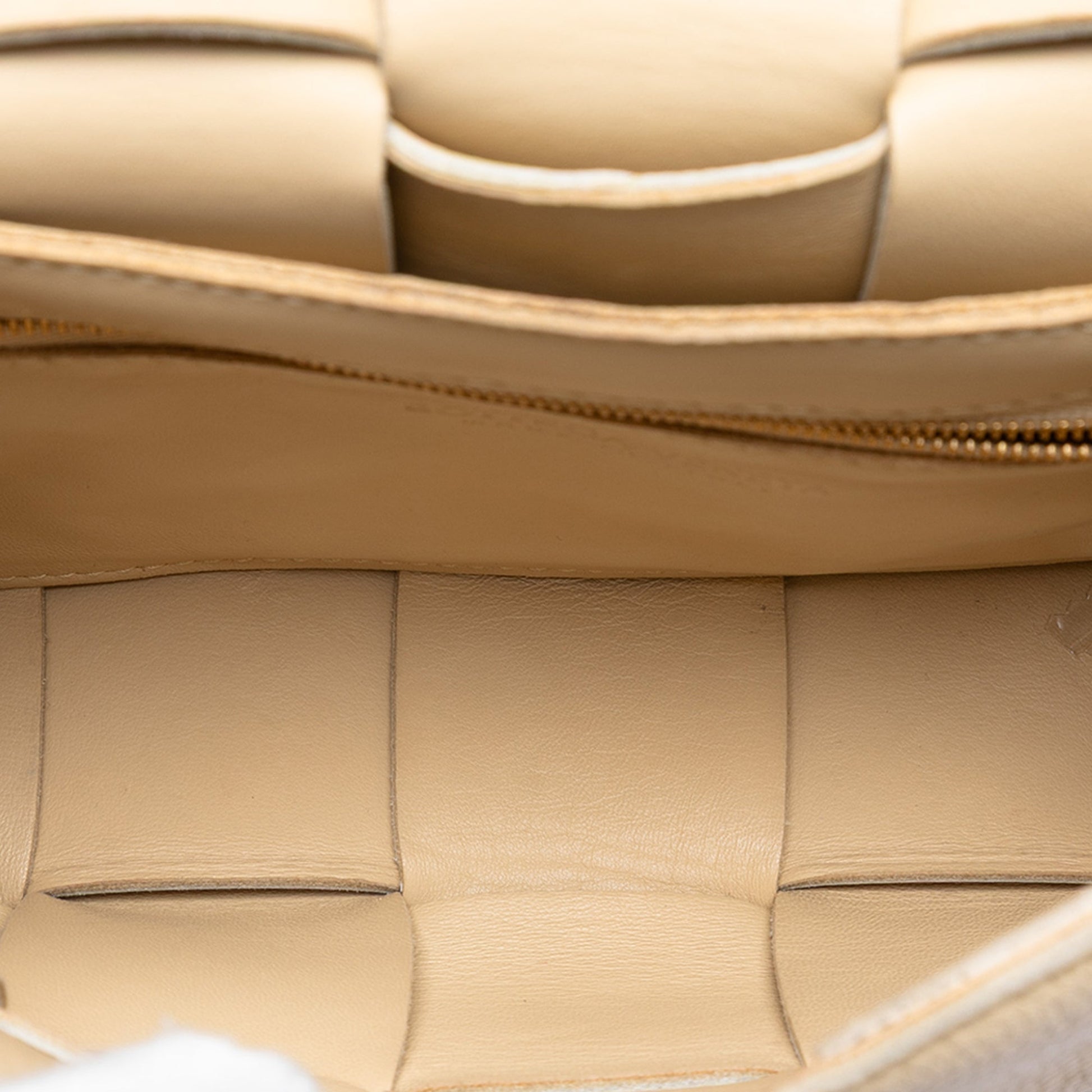 Bottega Veneta Grained Calfskin Intrecciato Cassette Crossbody