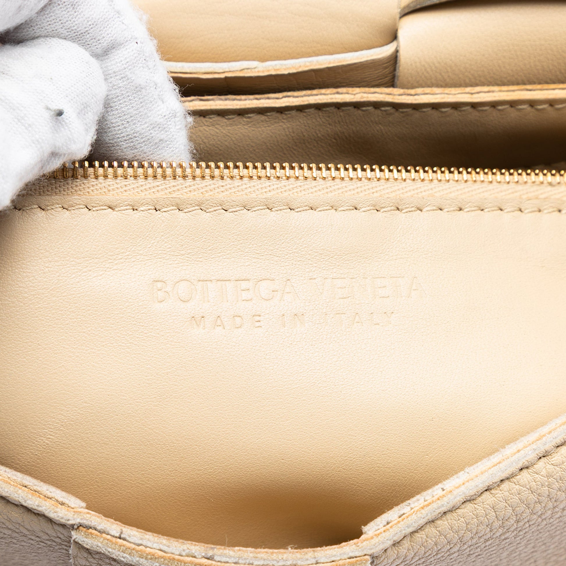 Bottega Veneta Grained Calfskin Intrecciato Cassette Crossbody