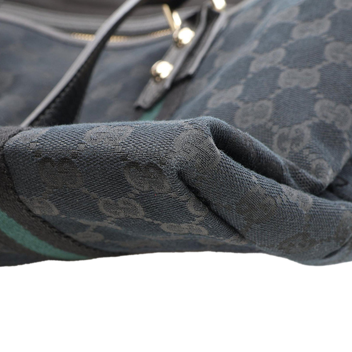 Gucci Large GG Canvas Jolicoeur Tote — Black