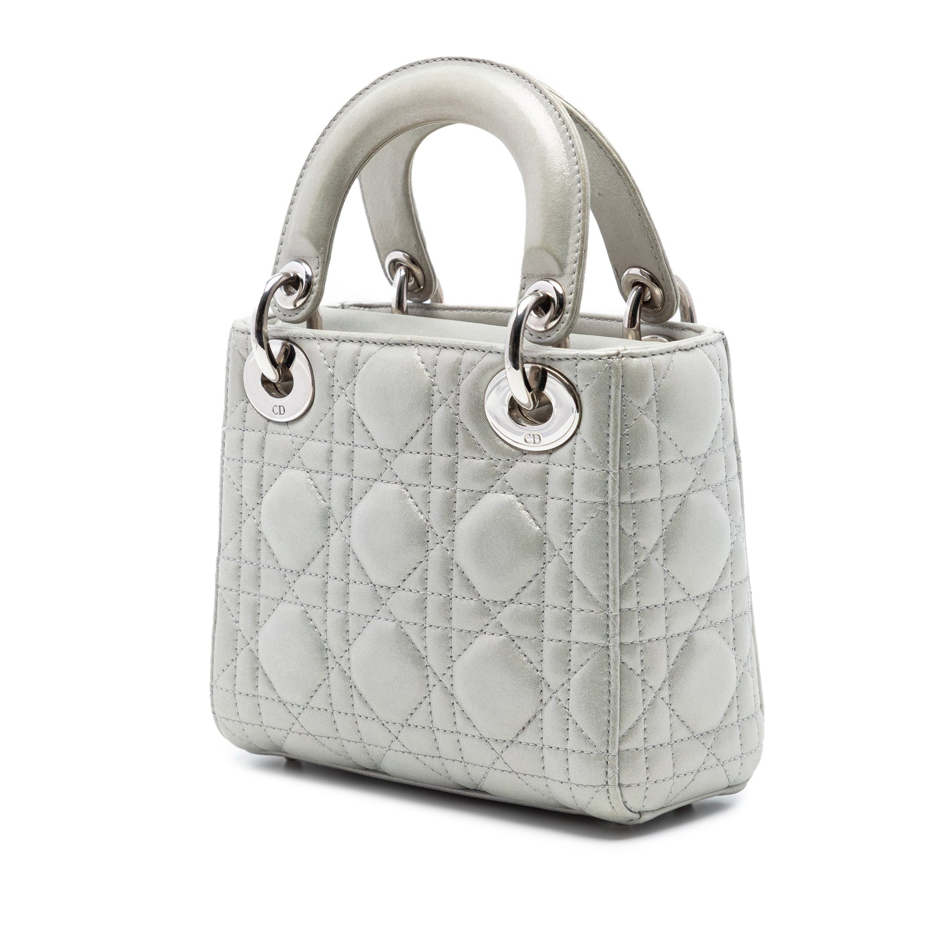 Dior Mini Iridescent Lambskin Cannage Lady Dior