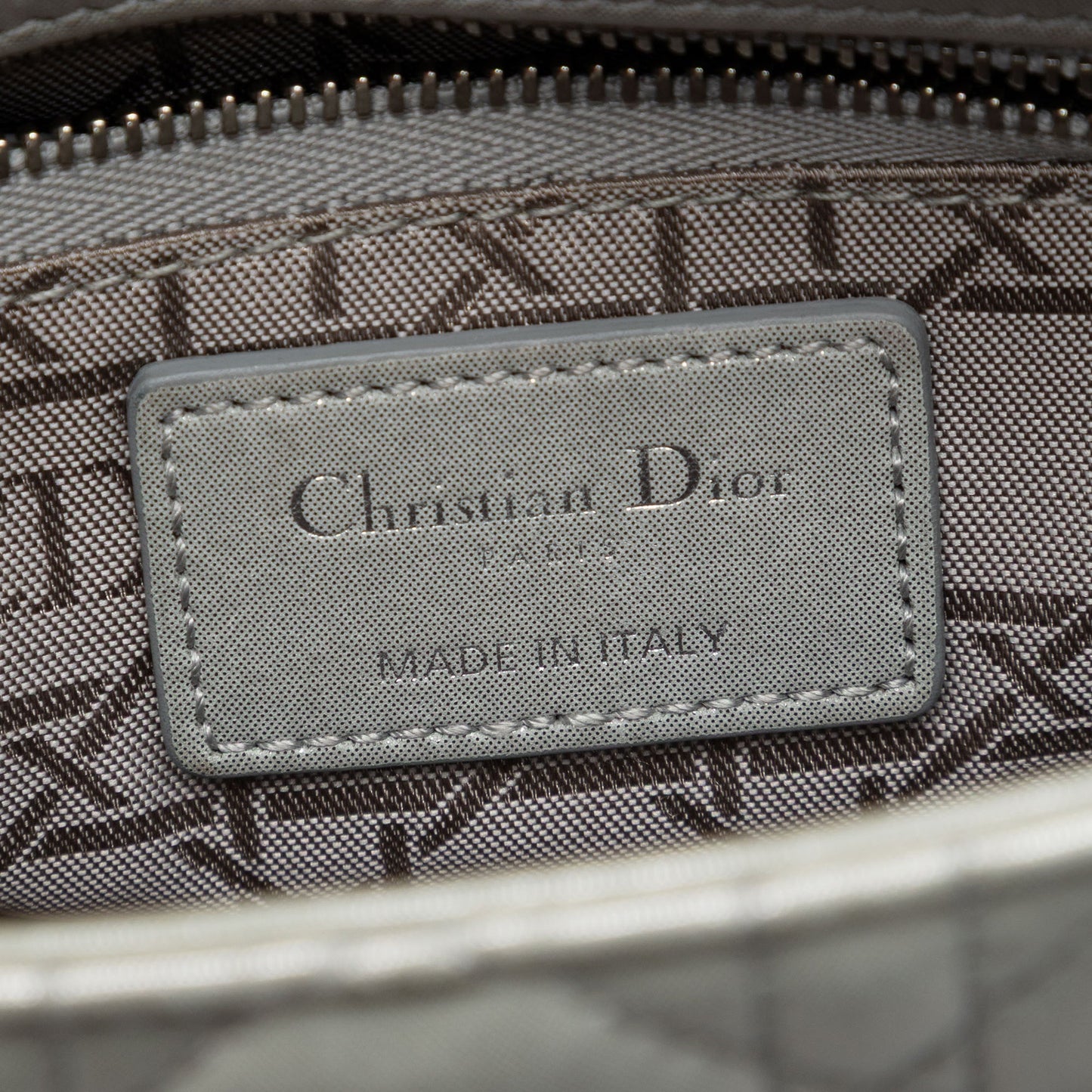 Dior Mini Iridescent Lambskin Cannage Lady Dior