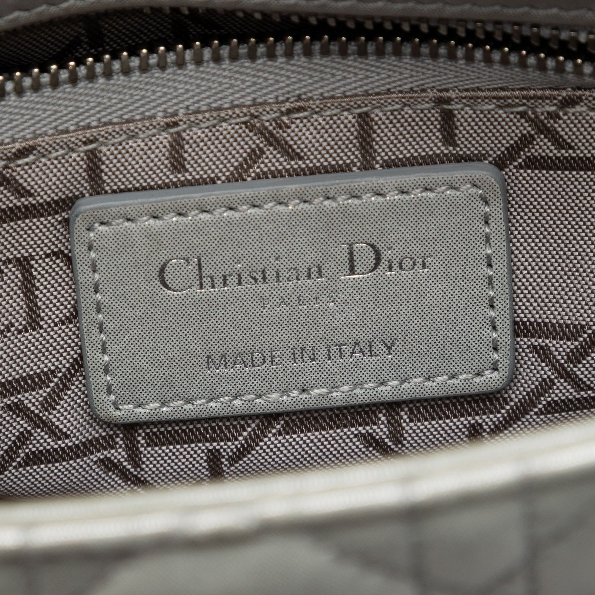 Dior Mini Iridescent Lambskin Cannage Lady Dior