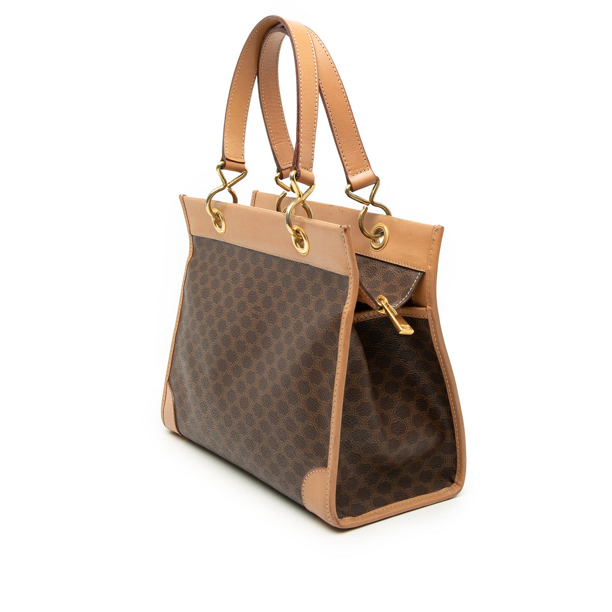 Celine Macadam Coated Canvas Tote