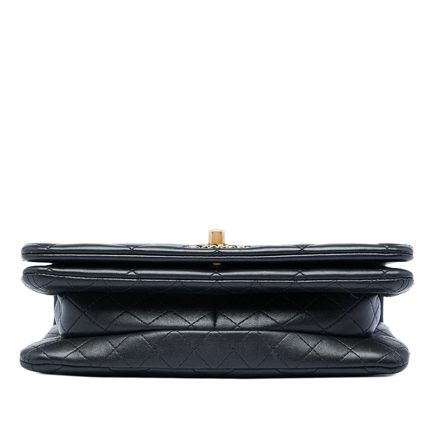 Chanel Small Quilted Lambskin On And On Chain Flap