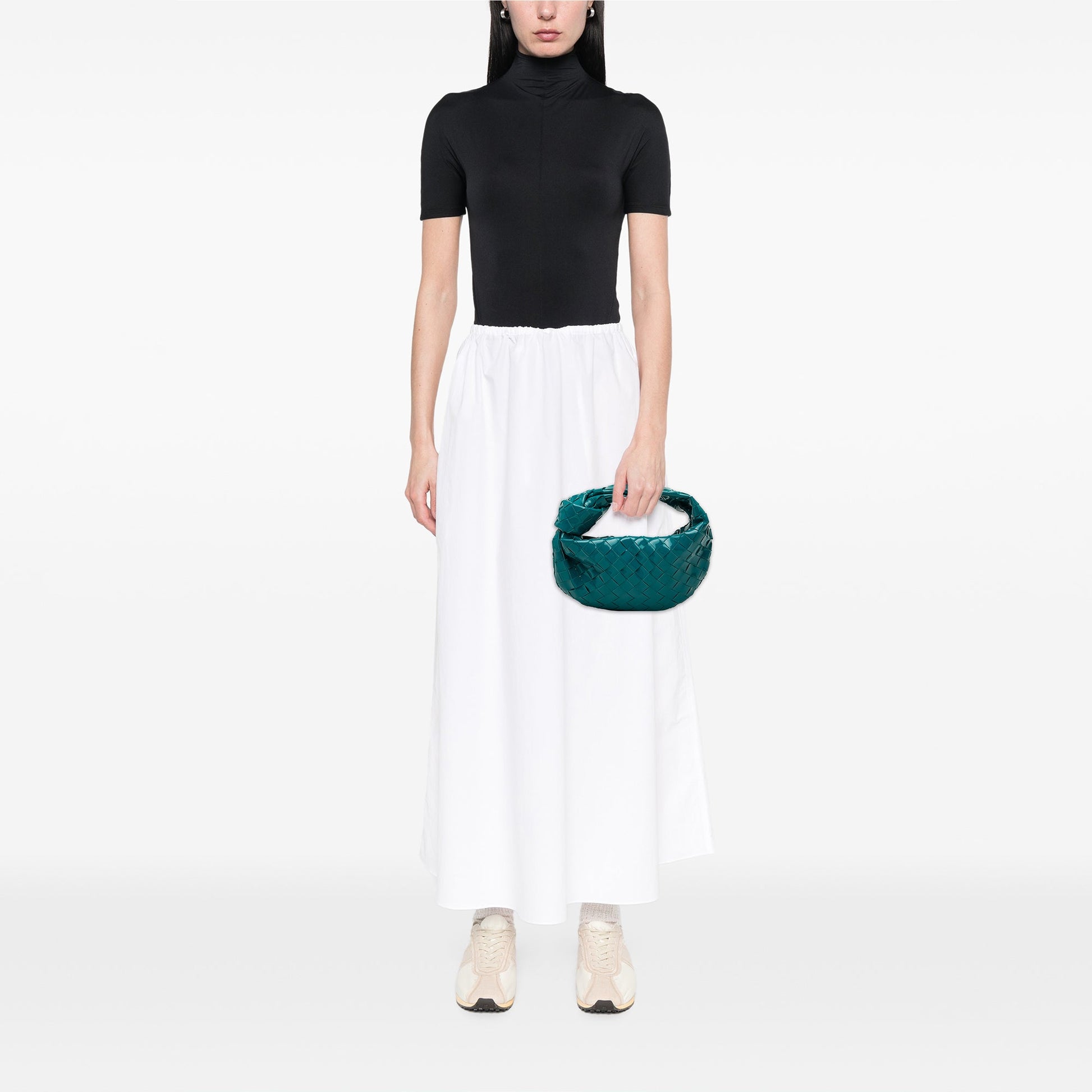 Bottega Veneta Mini Patent Intrecciato Jodie
