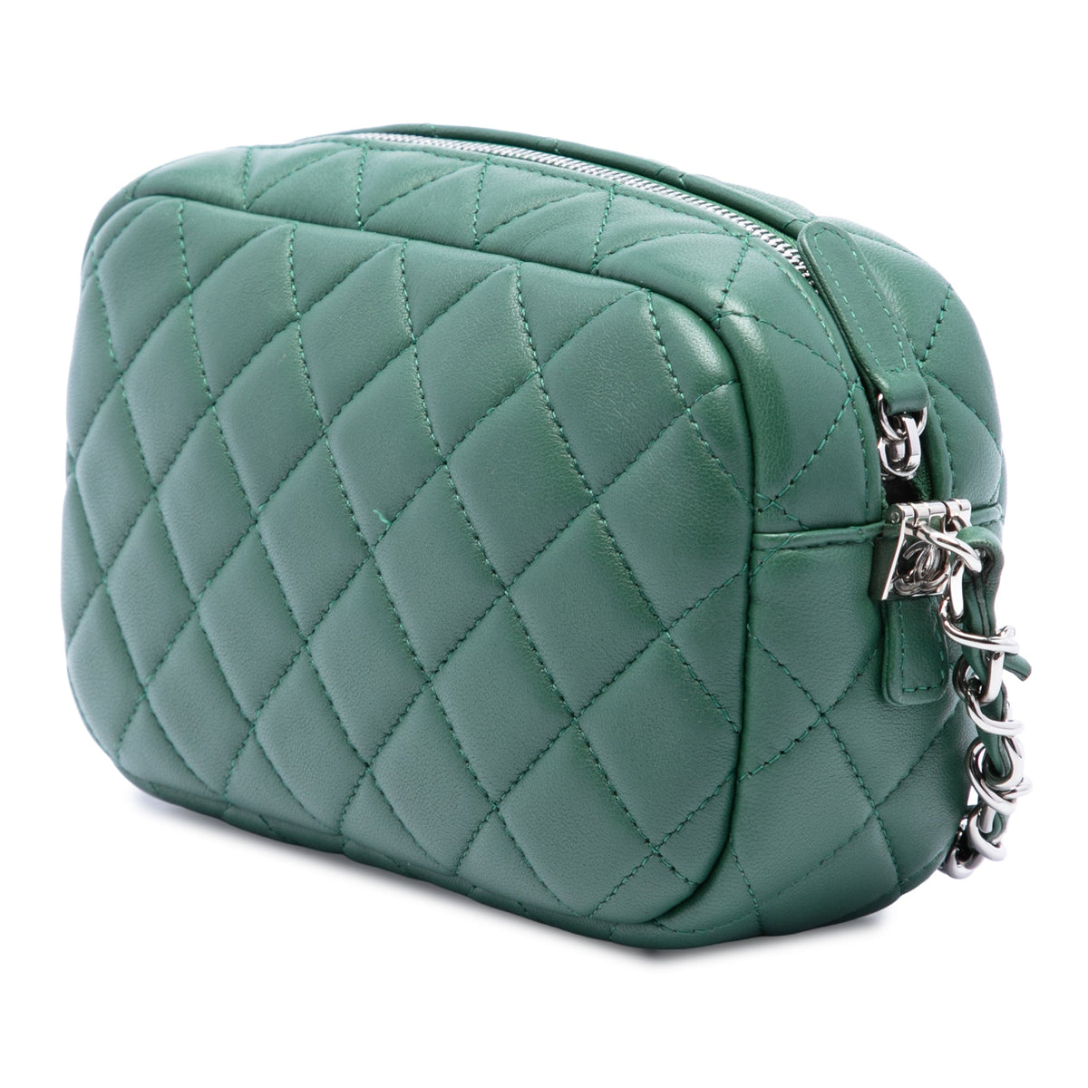 Chanel Small CC Quilted Lambskin Camera Case