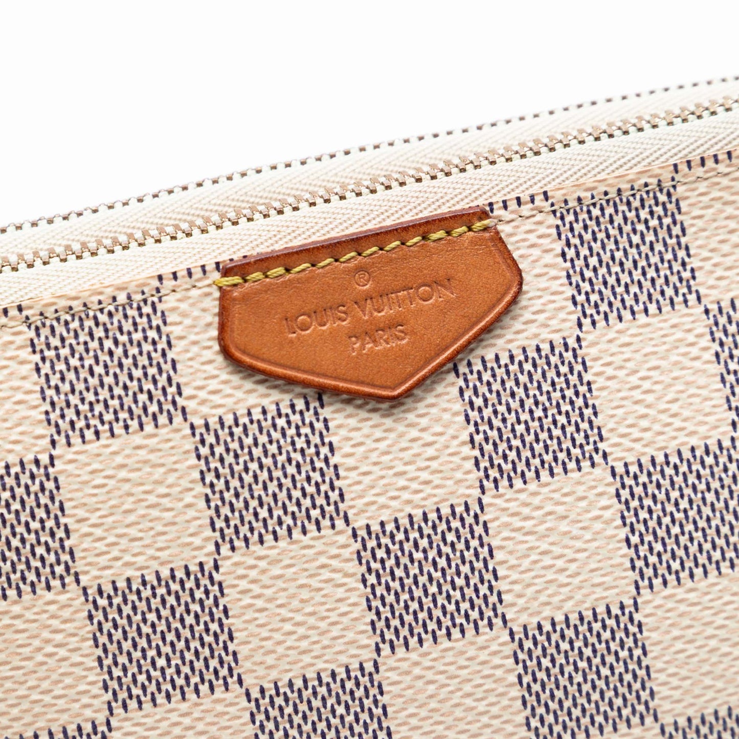 Louis Vuitton Damier Azur Double Zip Pochette