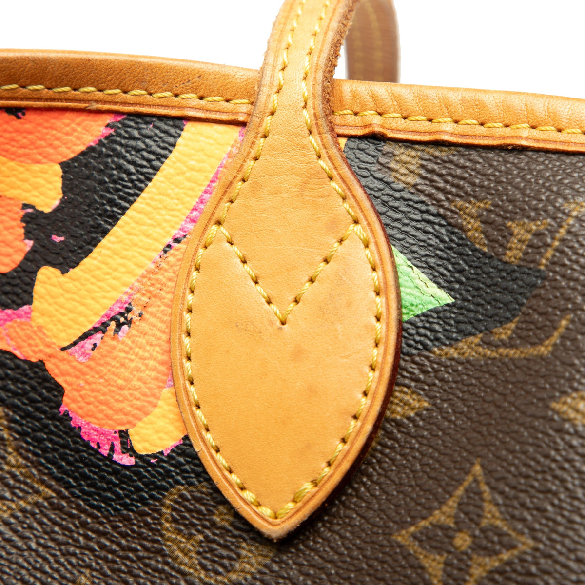 Louis Vuitton Monogram Roses Neverfull MM