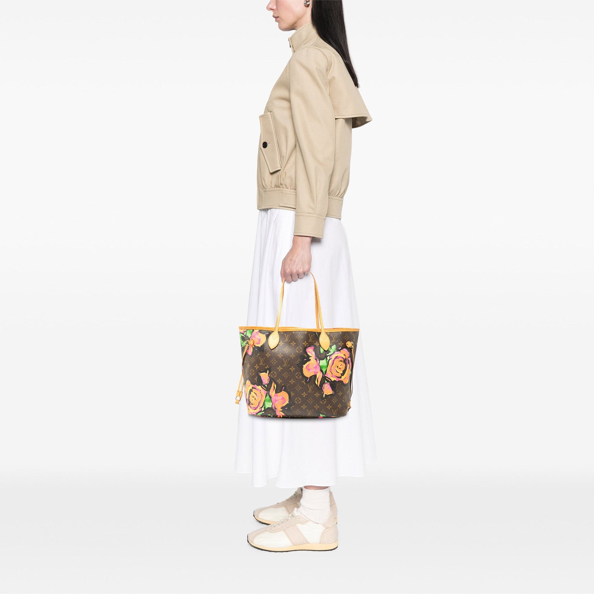 Louis Vuitton Monogram Roses Neverfull MM