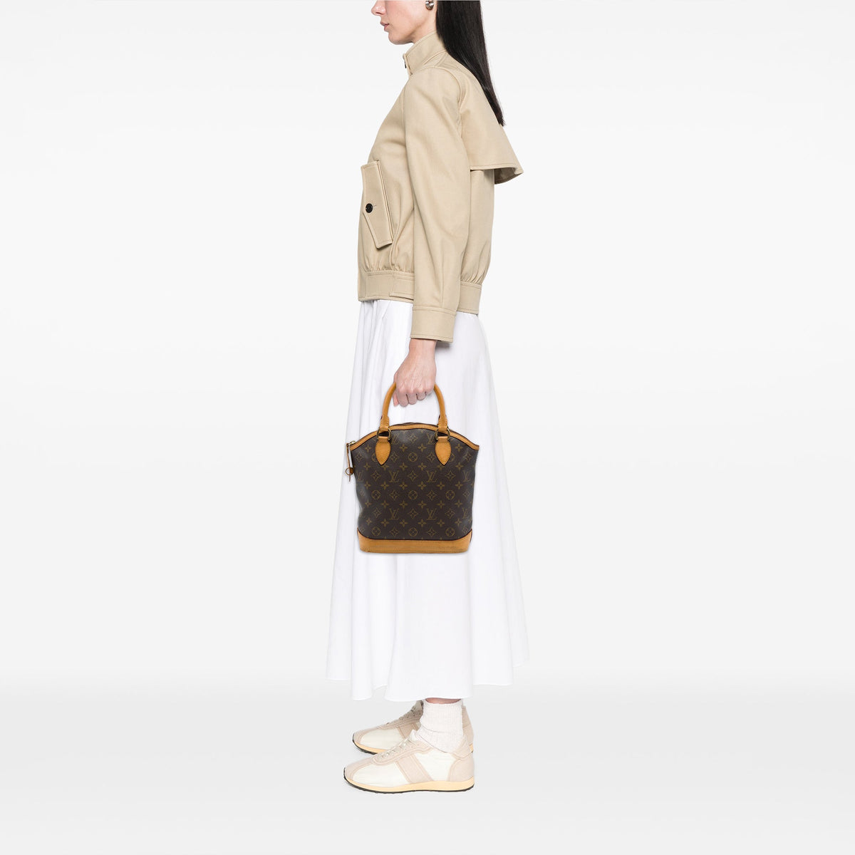 Louis Vuitton Monogram Lockit PM — Brown
