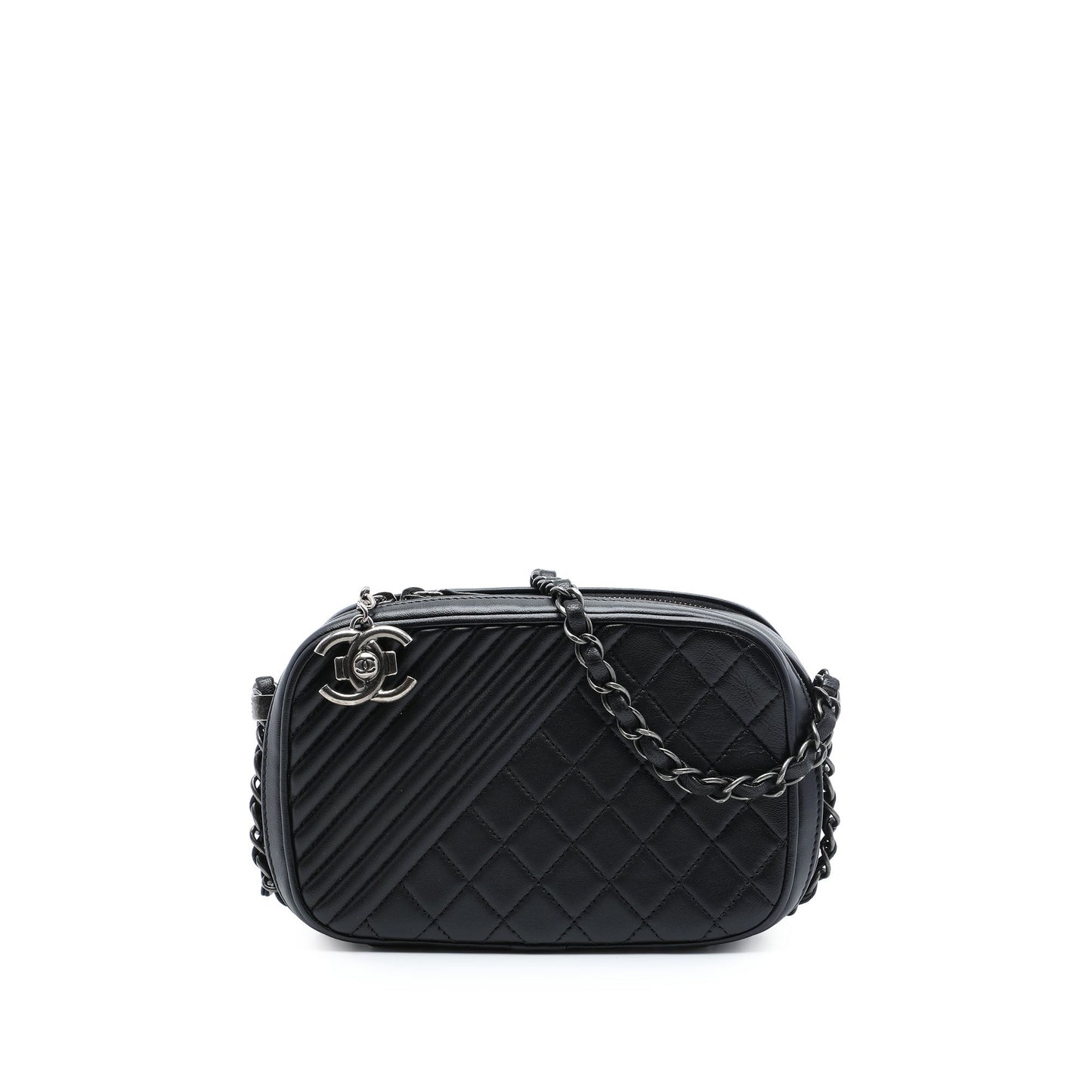 Chanel Small Quilted Lambskin Coco Boy Camera Bag