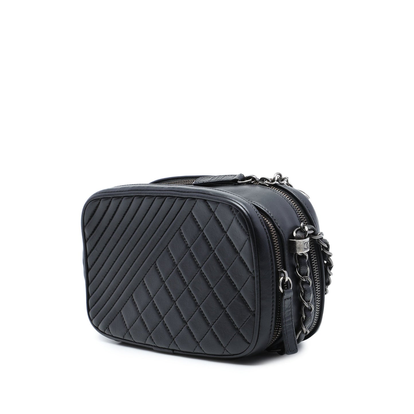 Chanel Small Quilted Lambskin Coco Boy Camera Bag