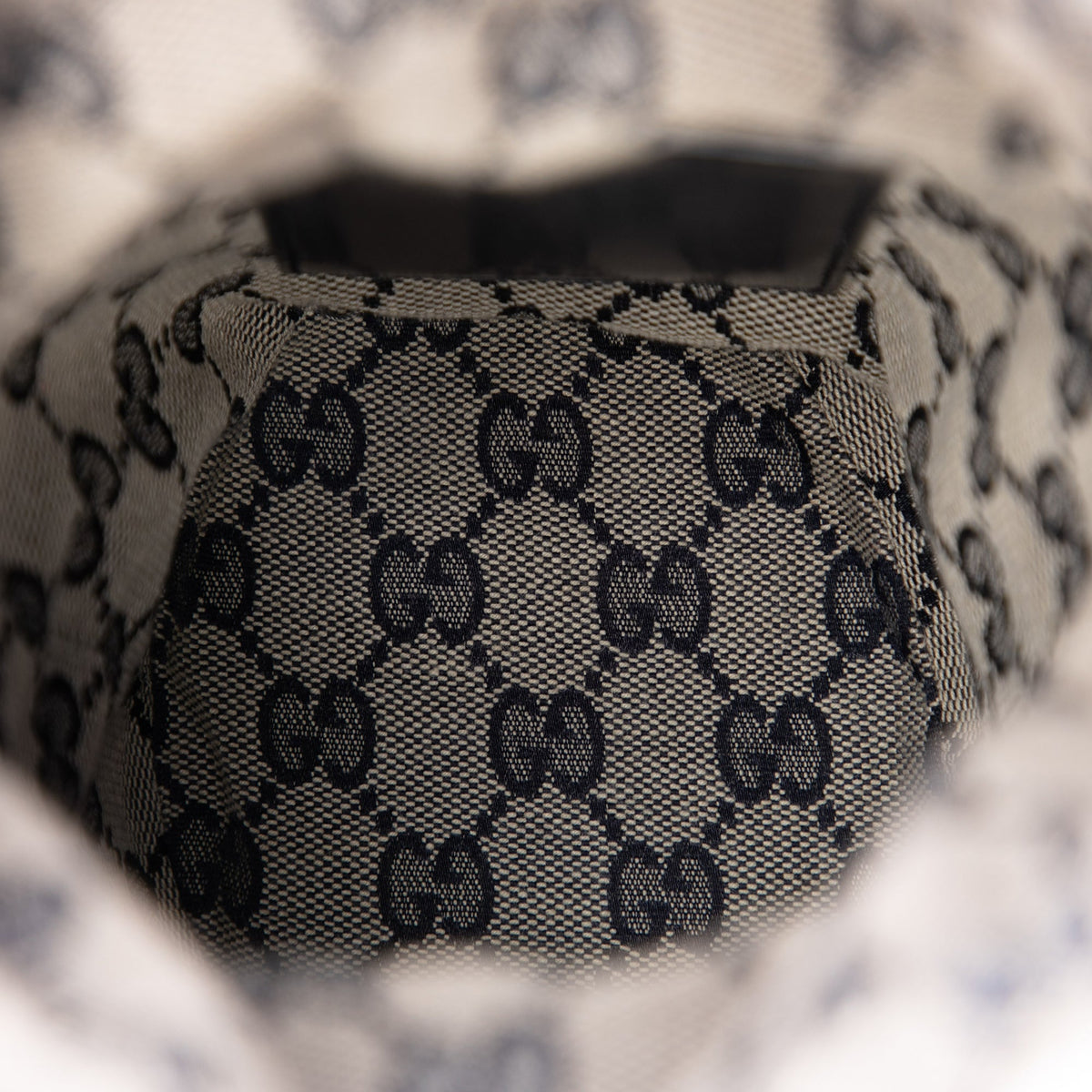 Gucci Mini Calfskin Ophidia Bucket Bag — Black