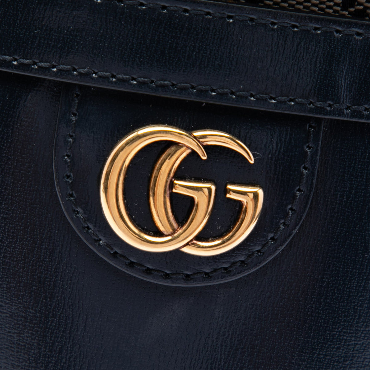 Gucci Mini Calfskin Ophidia Bucket Bag — Black