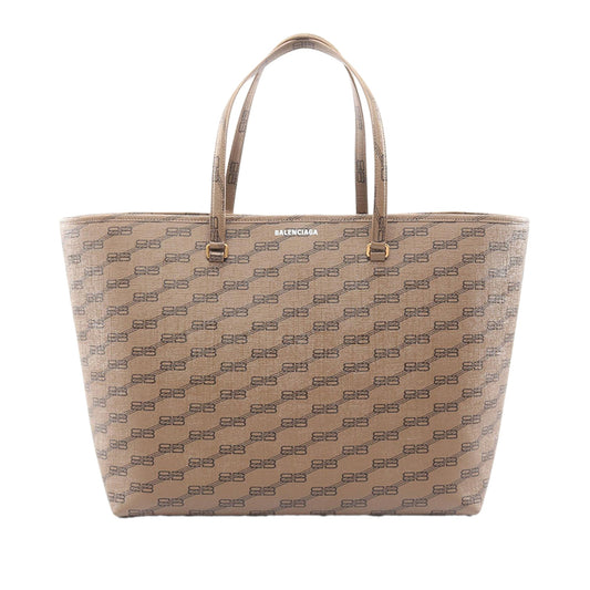 Balenciaga Coated Canvas BB Monogram Tote