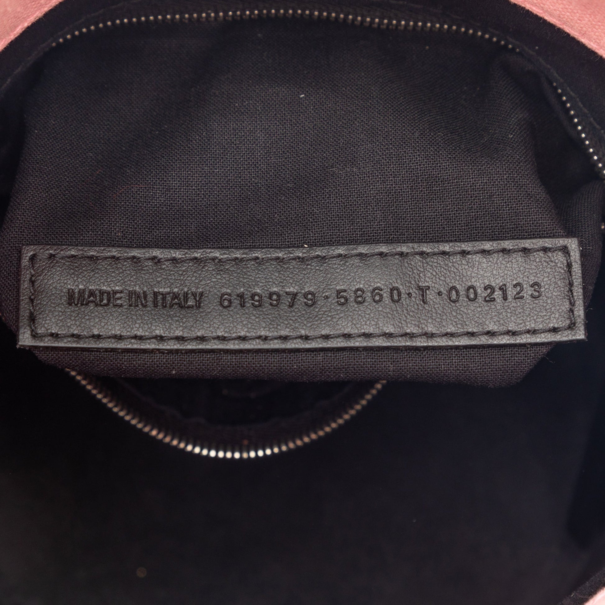Balenciaga XS Canvas Wave Bucket Bag