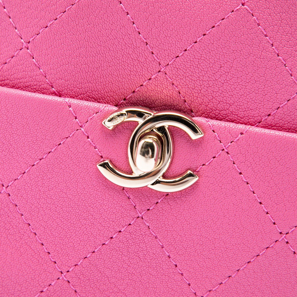 Chanel Stitched Goatskin Casual Trip North South Camera Case