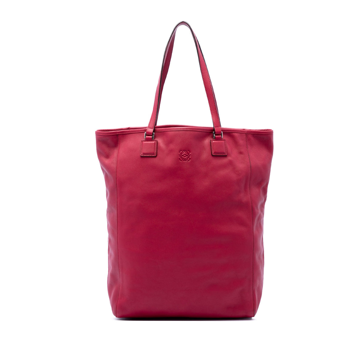 LOEWE Leather Anagram Shopper Tote